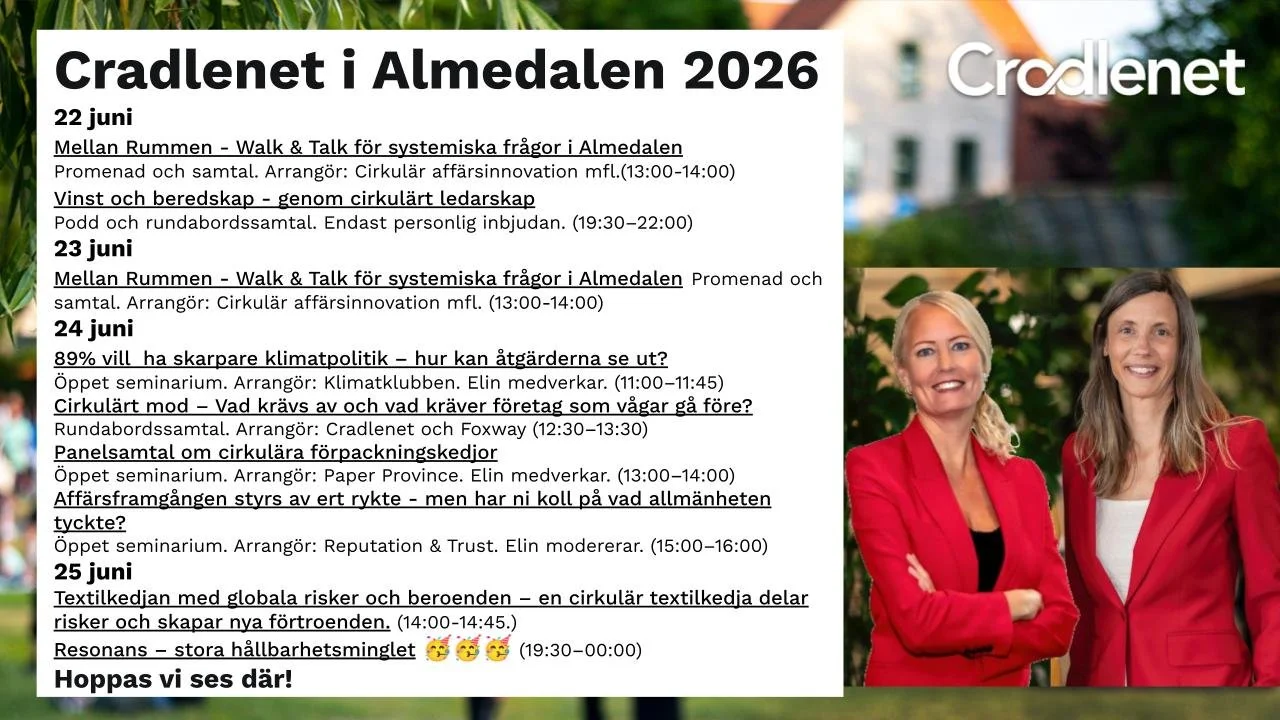 Cradlenet i Almedalen