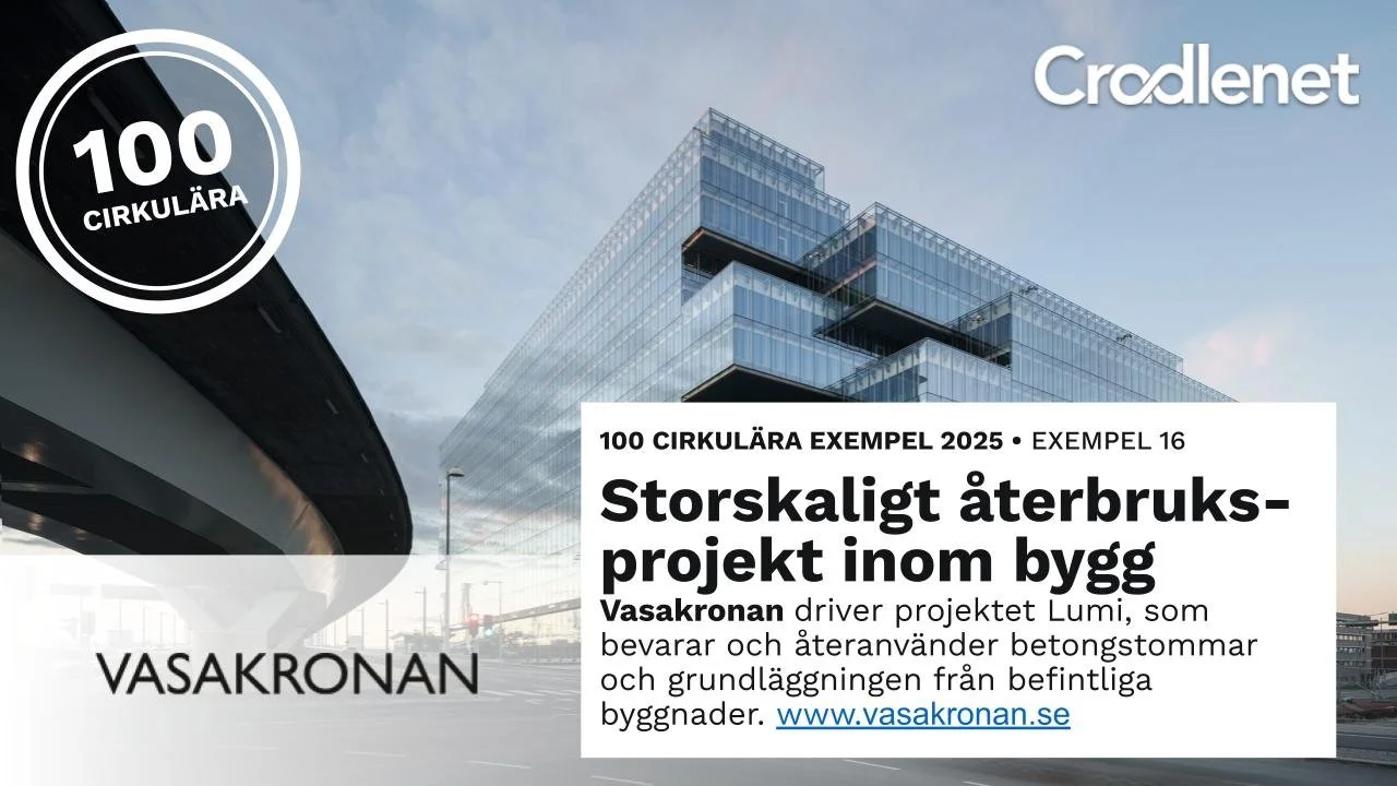 16. Vasakronans storskaliga återbruksprojekt inom bygg