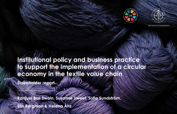 Cirkulära textilsystem i EU och Sverige: ny rapport med rekommendationer