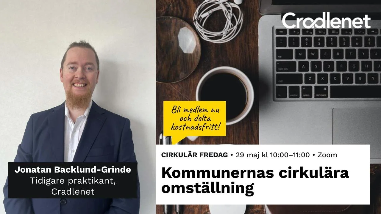 Cirkulär Fredag: Så långt har kommunerna kommit med sin cirkulära omställning