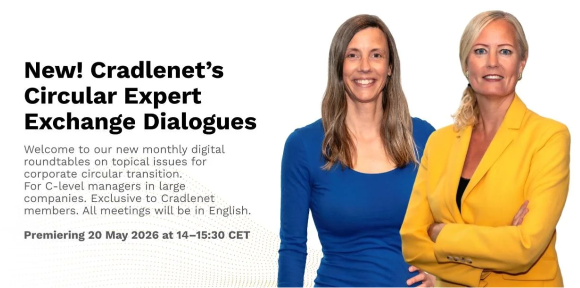 Cradlenet lanserar ett nytt forum för strategiska samtal om cirkulär omställning