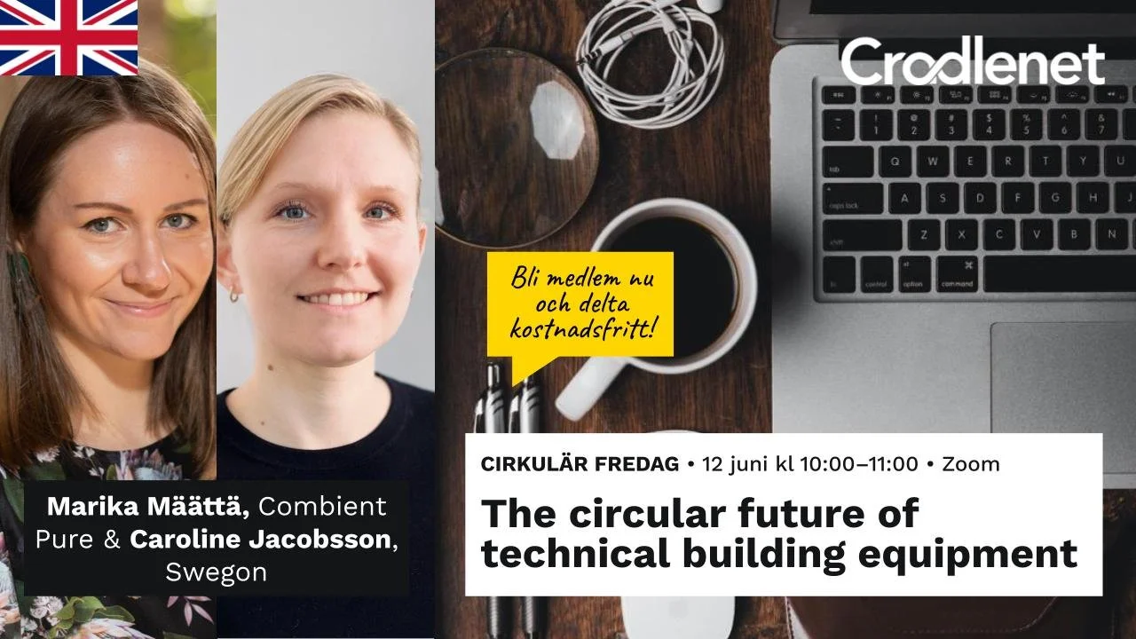 Cirkulär Fredag tema: The circular future of technical building equipment