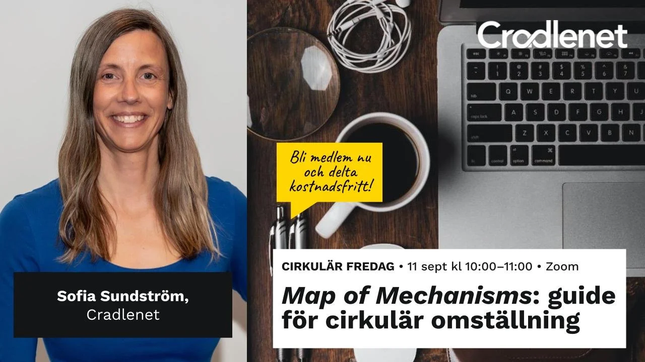 Cirkulär Fredag tema: Map of Mechanisms: guide för cirkulär omställning