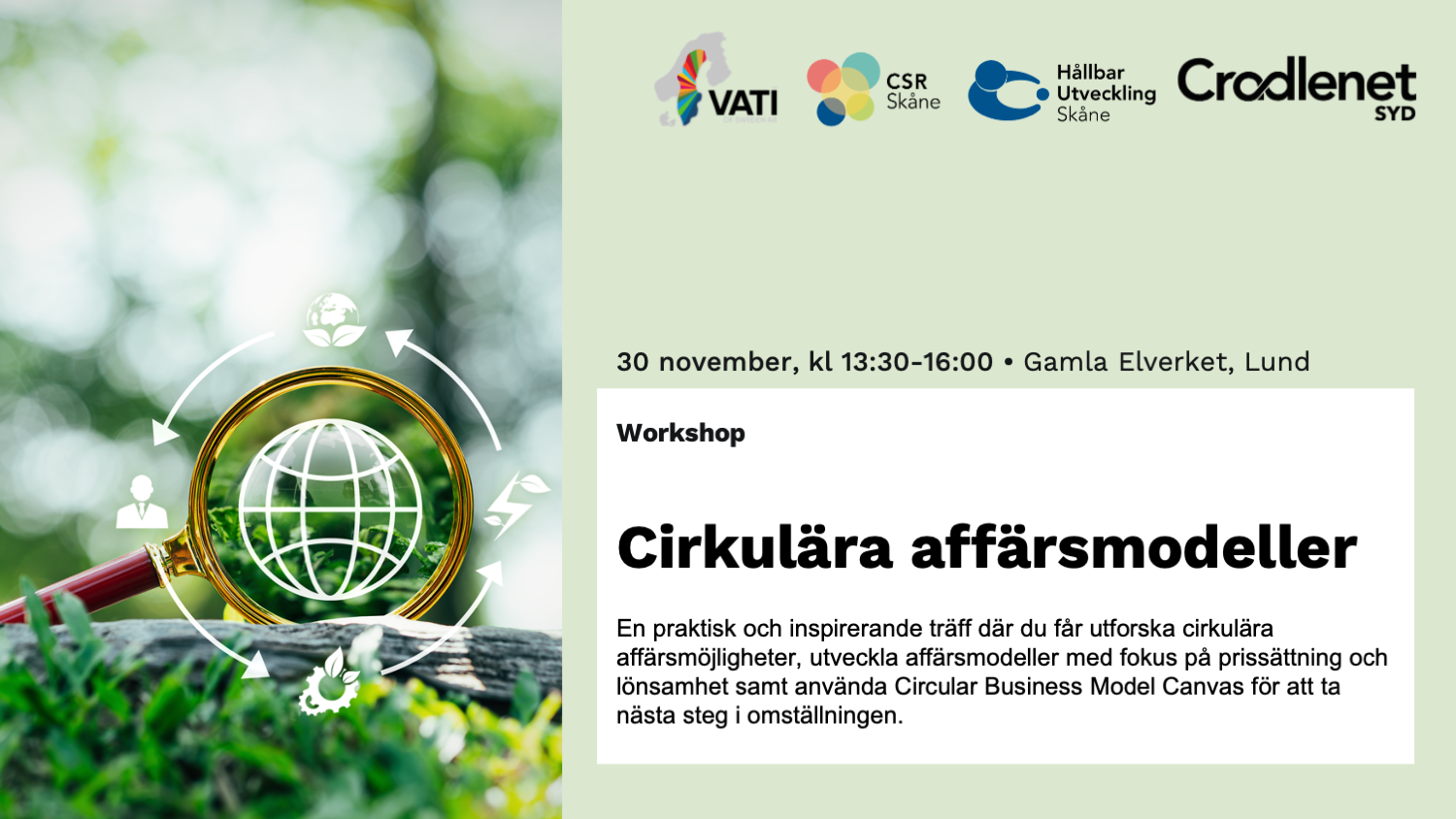 Workshop: Cirkulära Affärsmodeller