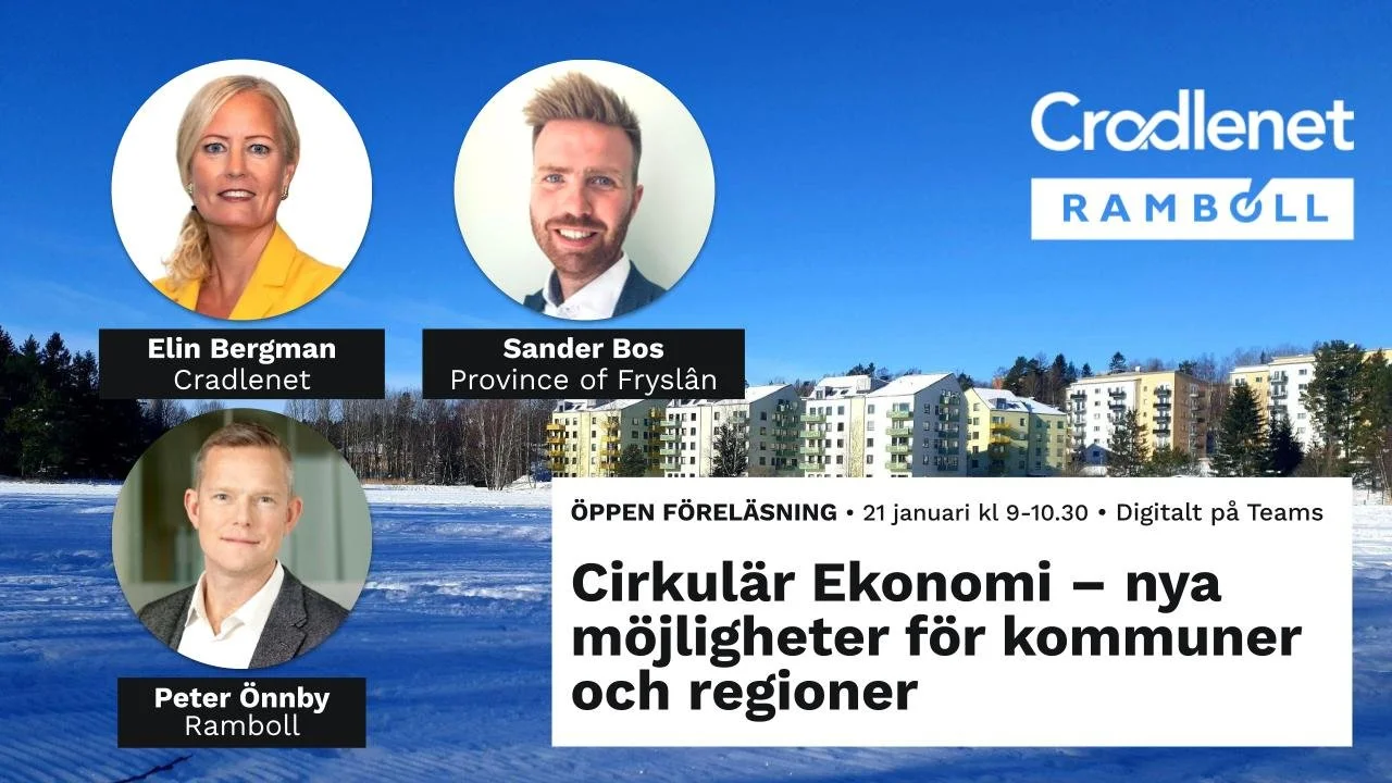 Cirkulär Ekonomi – nya möjligheter för kommuner och regioner