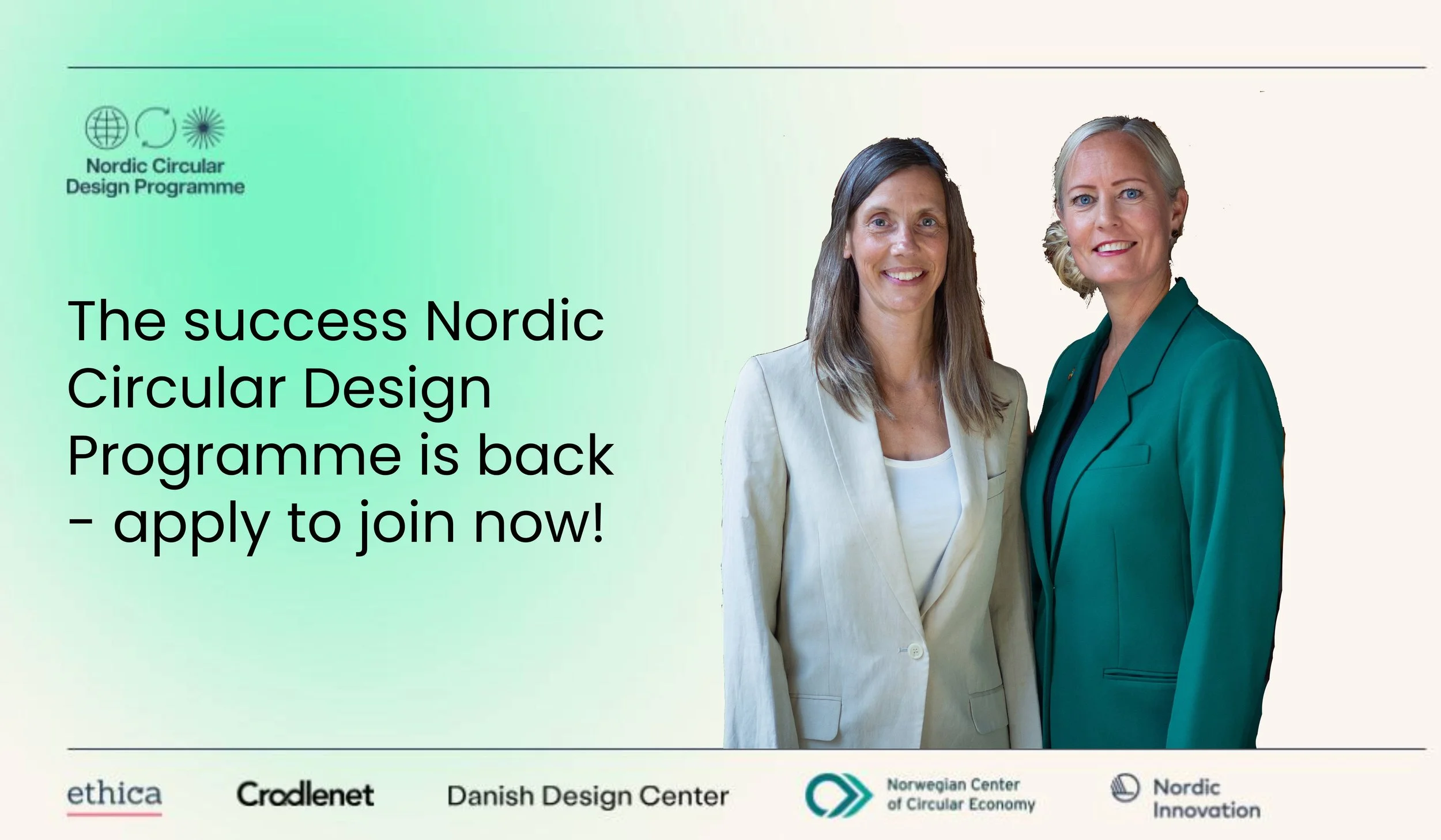 Sista chansen att ansöka till Nordic Circular Design Programme 15 sept