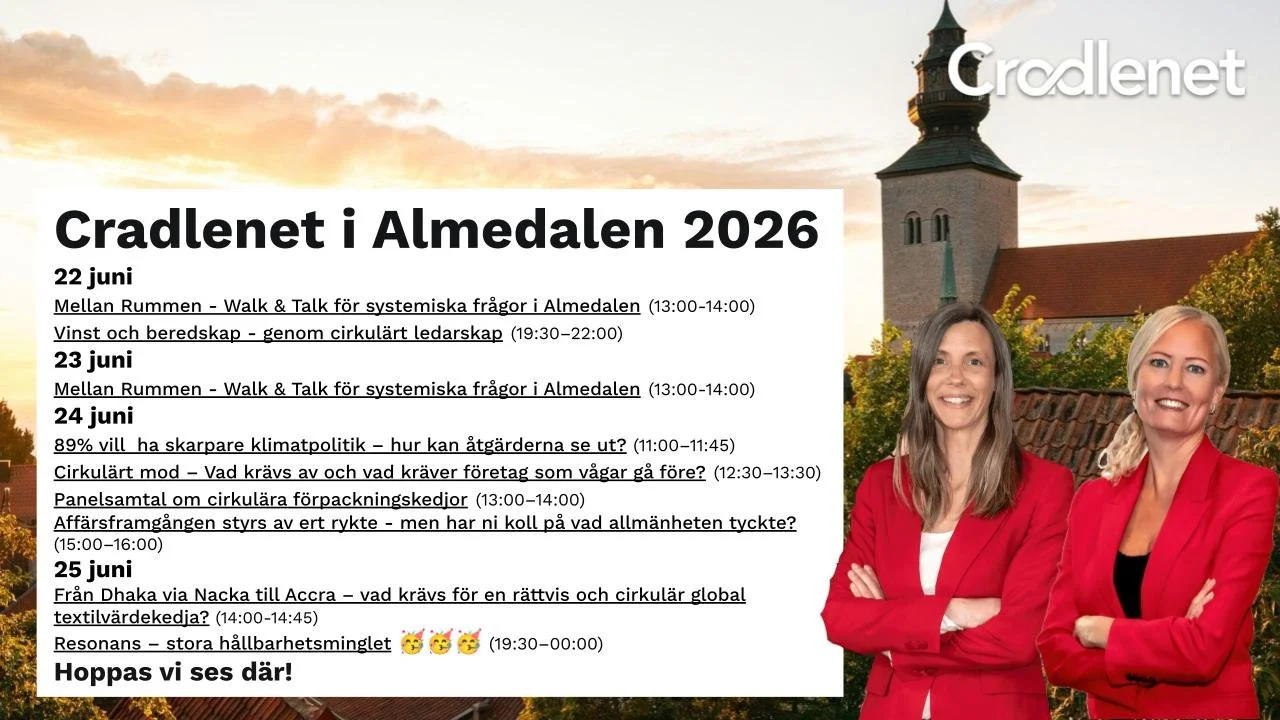 Cradlenet i Almedalen 2026