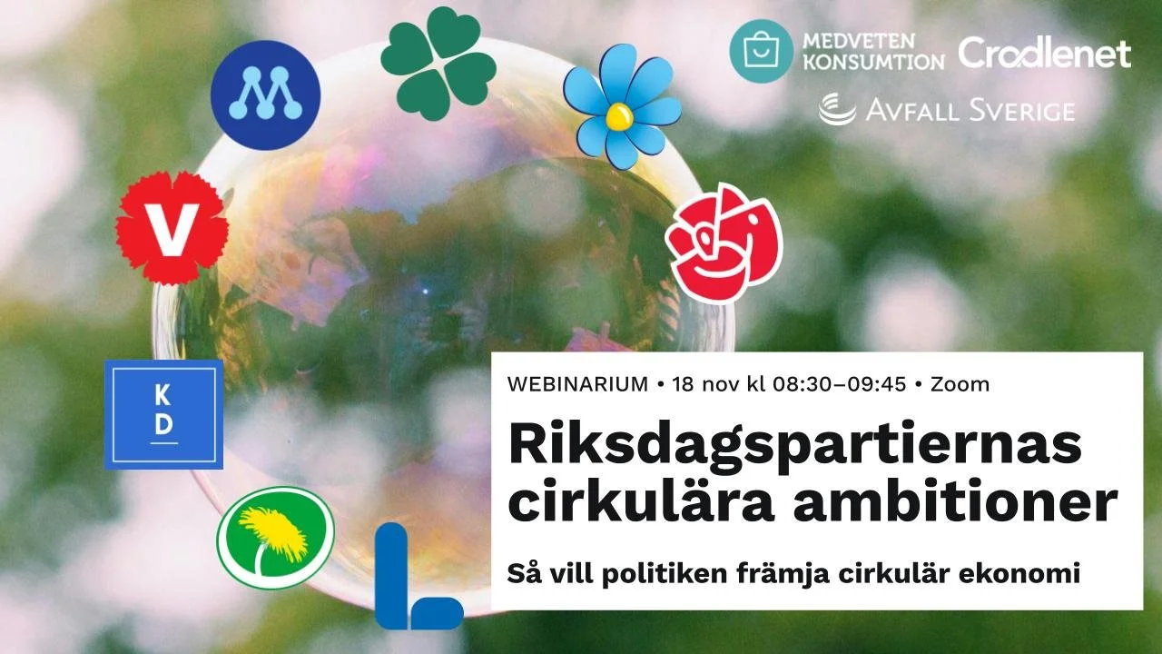 Riksdagspartiernas cirkulära ambitioner