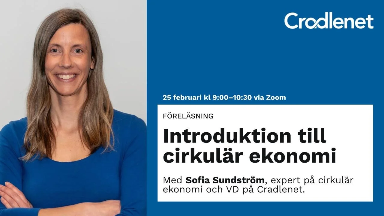 Introduktion till cirkulär ekonomi