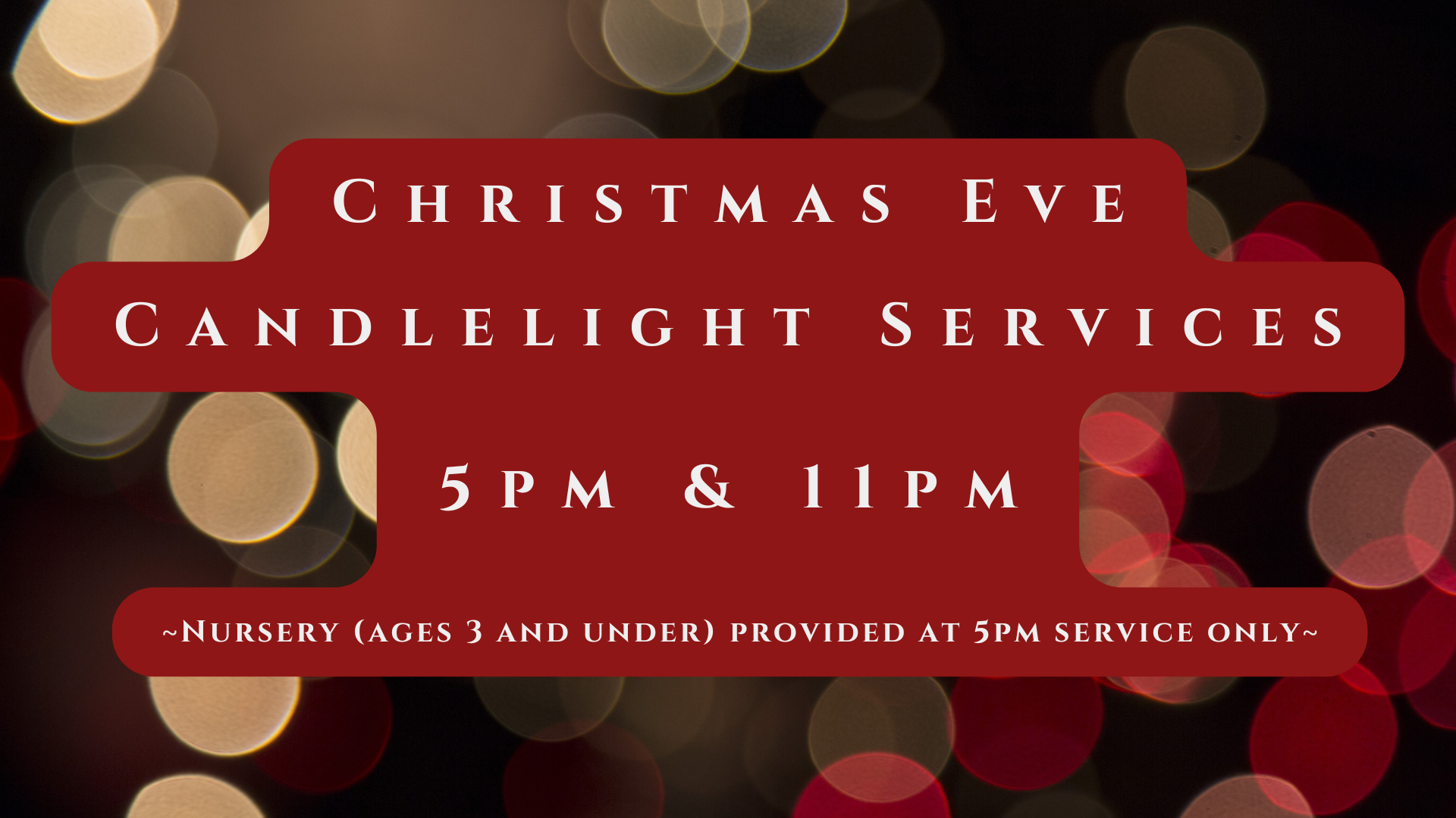 Christmas Eve Candlelight Service