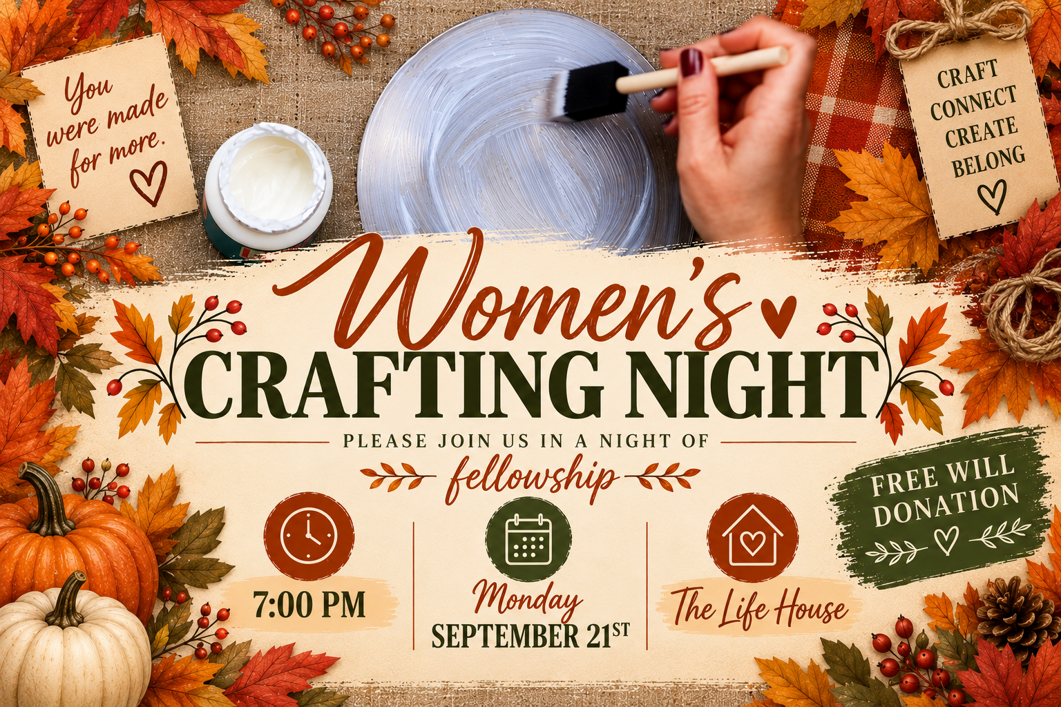 Women's Ministry Craft Night