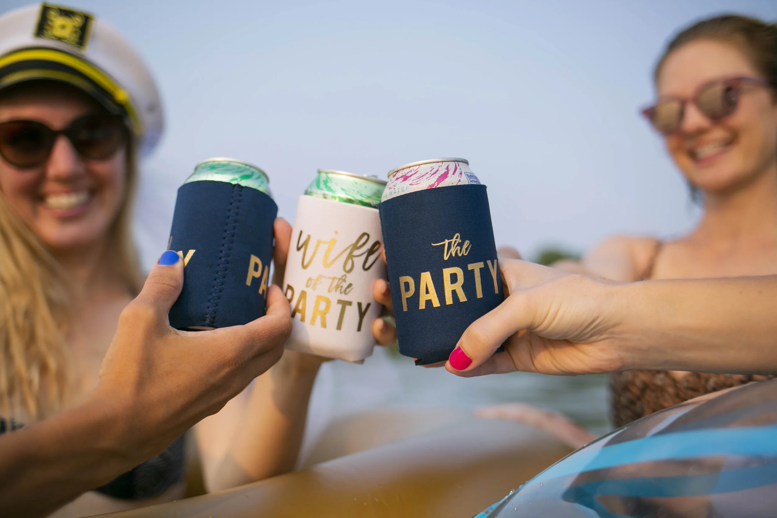 Bachelorette Party in Lake Cheersing Drinks
