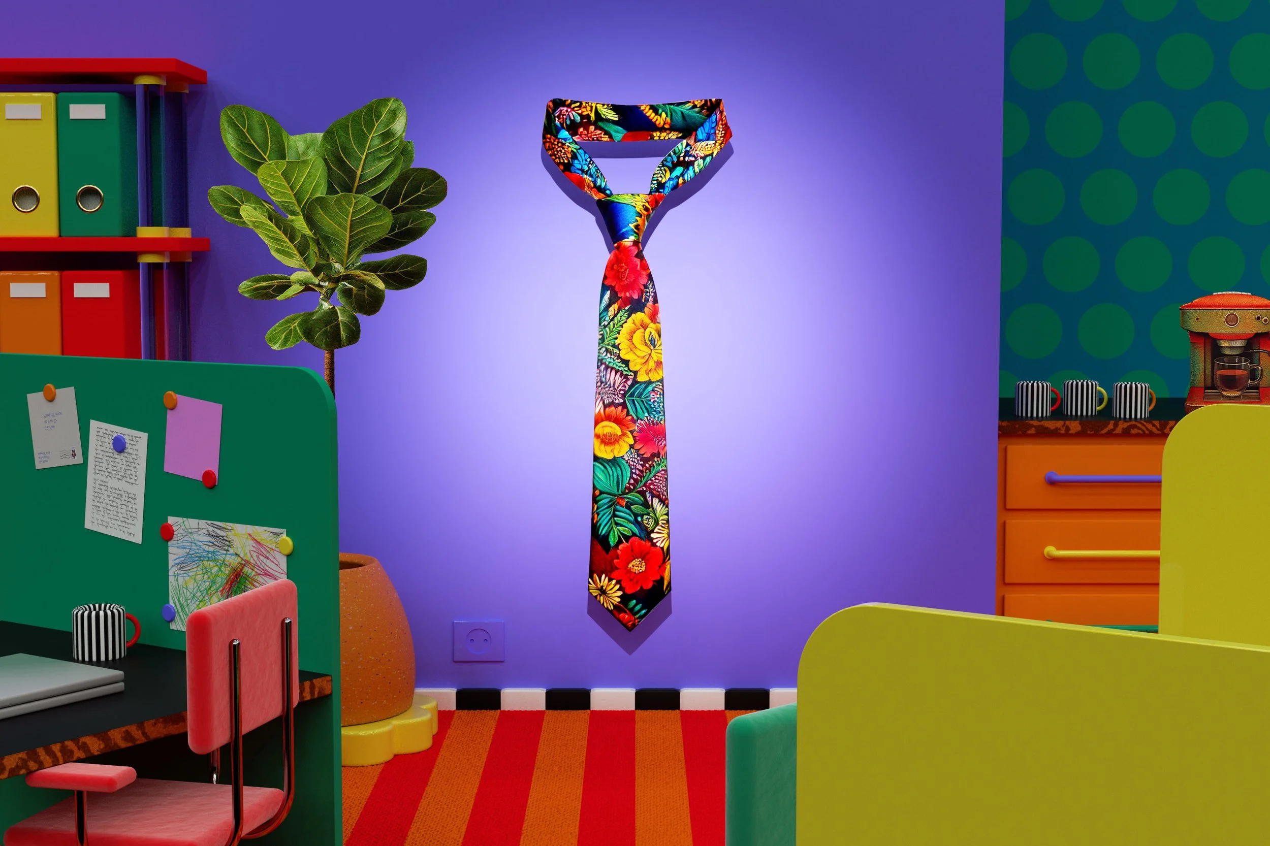 "The Necktie Is Making an Office Comeback" by Pedro Nekoi for WSJ