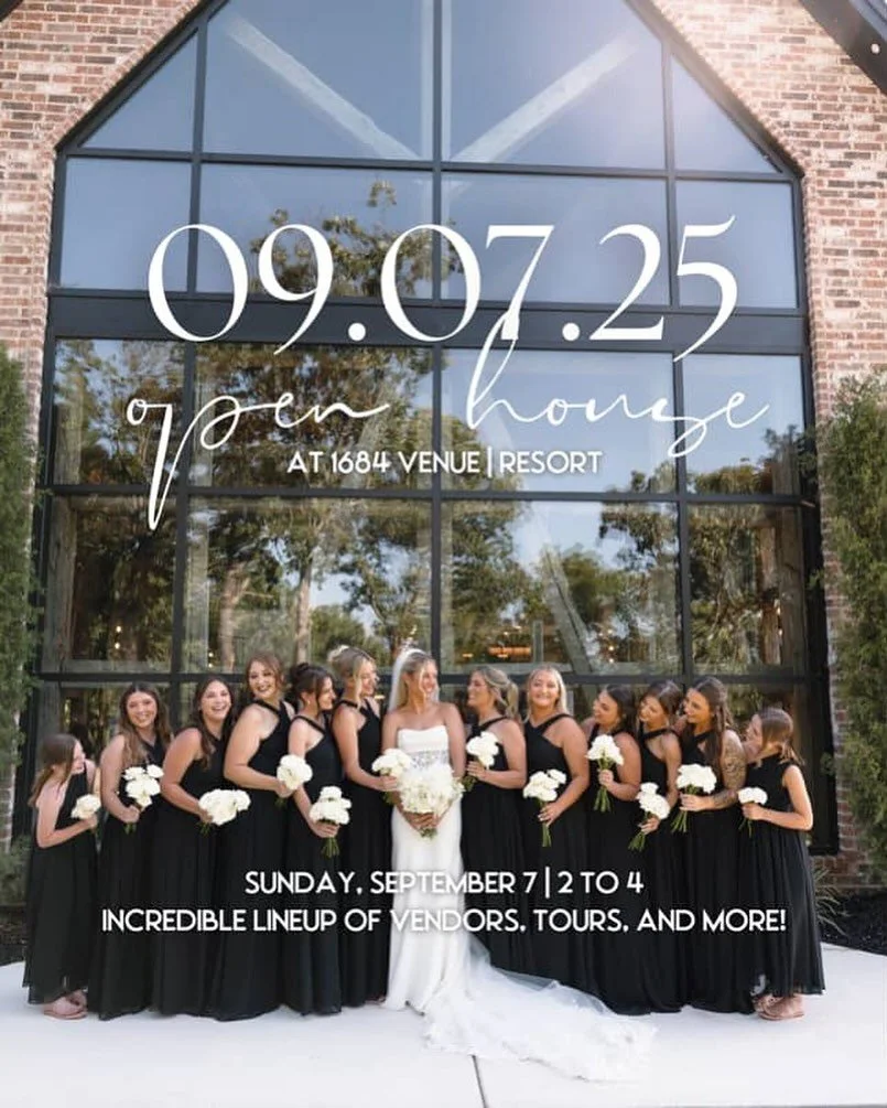 🎉 Join Bello Charcuterie during the open house at 1684 Venue|Resort this Sunday, 9/7/25 from 2-4! 🌿✨ We can&rsquo;t wait to show you this beautiful venue and share our delicious creations. See you there! #BelloCharcuterie #1684Venue #OpenHouse #wed