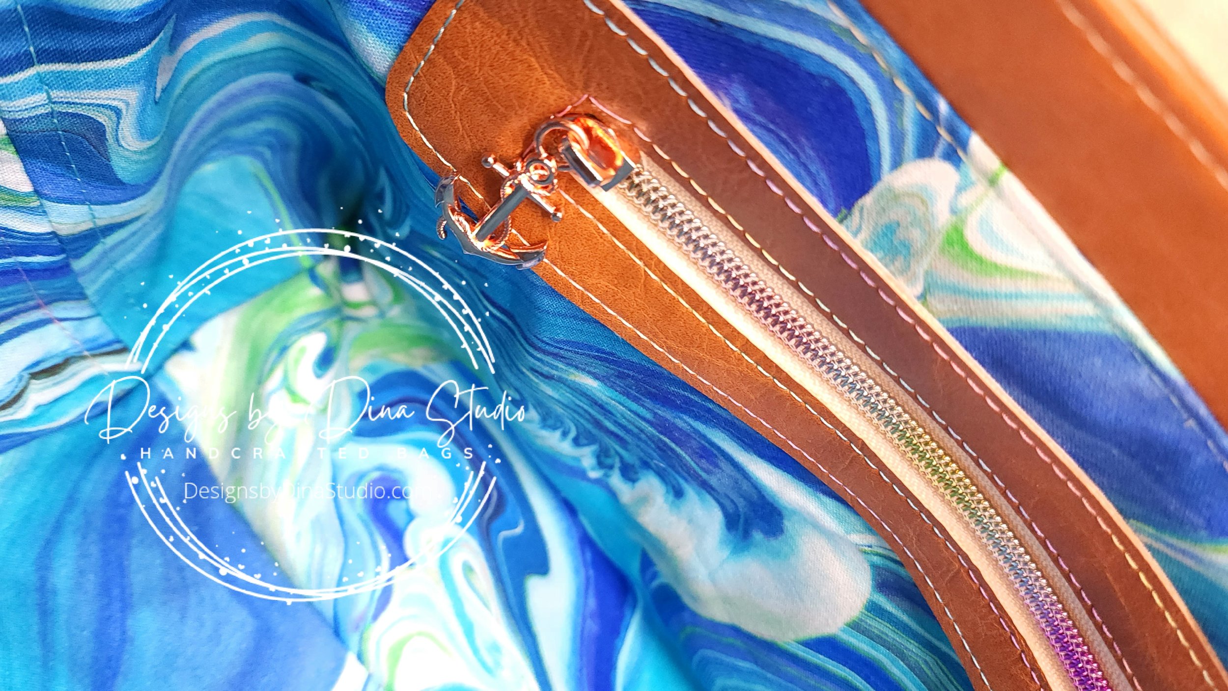 Ocean Wayfarer Handbag — Designs by Dina Studio