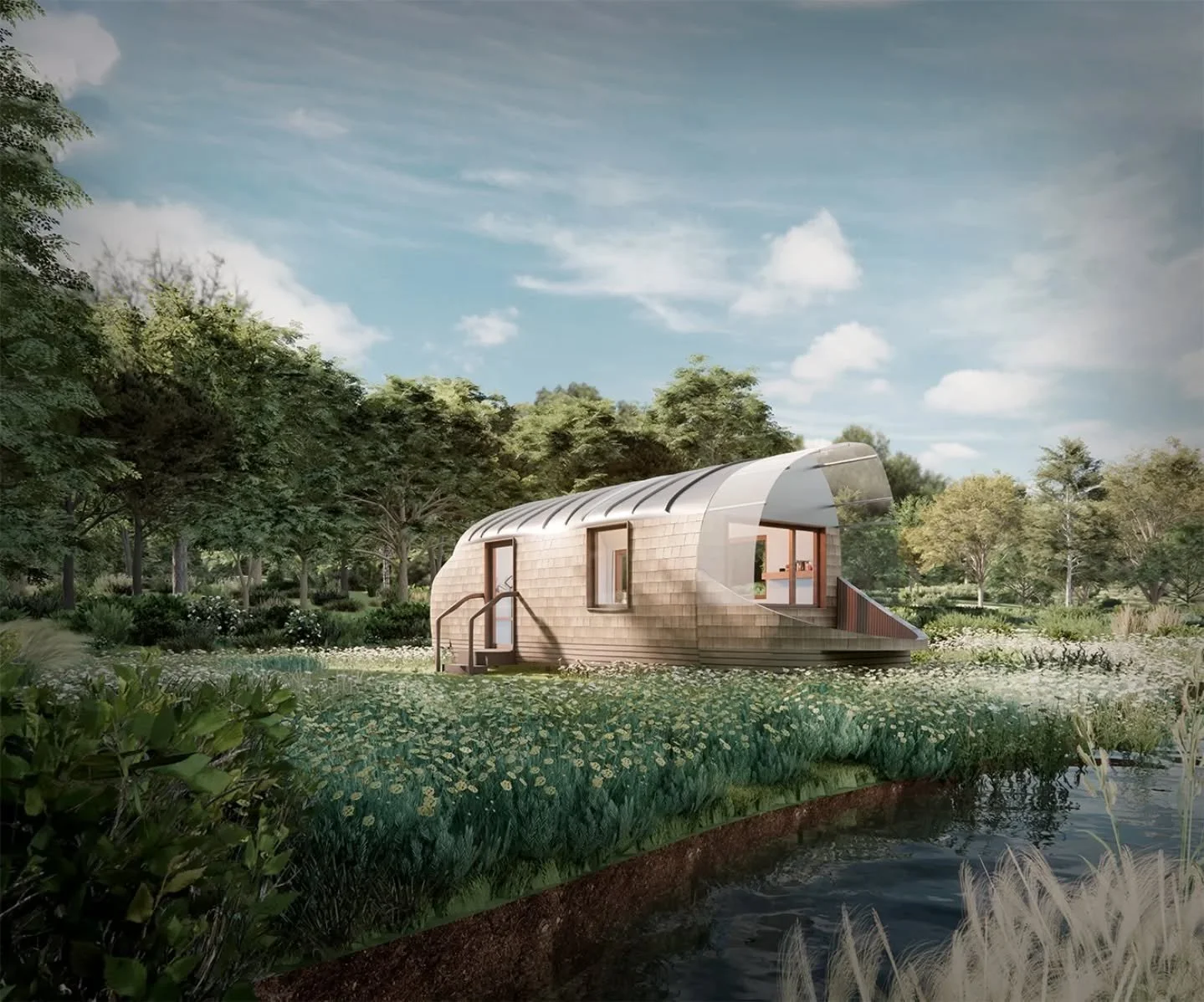 Monocoque II. Next year, I'm excited to unveil the full design.

The upcoming version will be made-to-order and delivered as a single, long-lasting unit with a lifespan of 50+ years. We're advancing our signature Monocoque structural system utilising