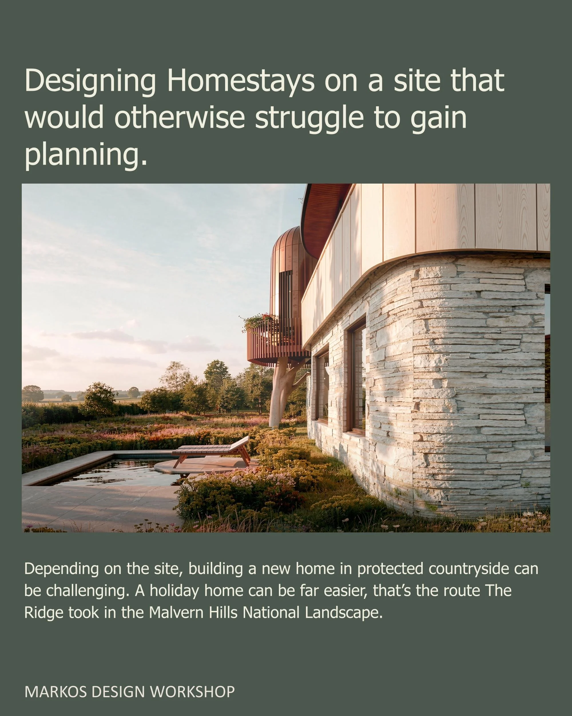 This is quite a significant project for us from a design perspective. But more importantly, is how the use classification of the project has become key to attaining planning approval. 

Feel free to read the slides if it's of interest.