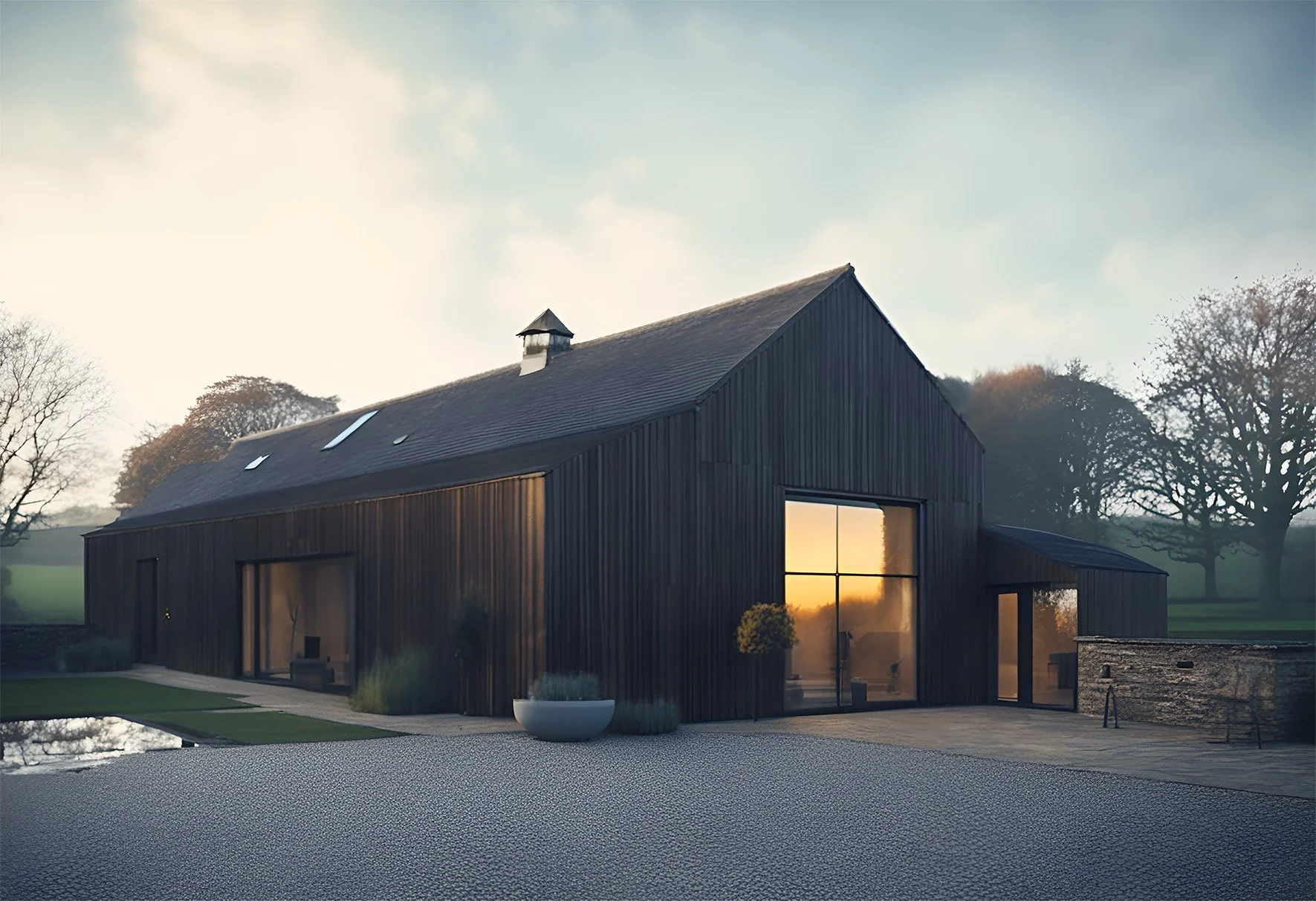 Design for a barn conversion under Class Q