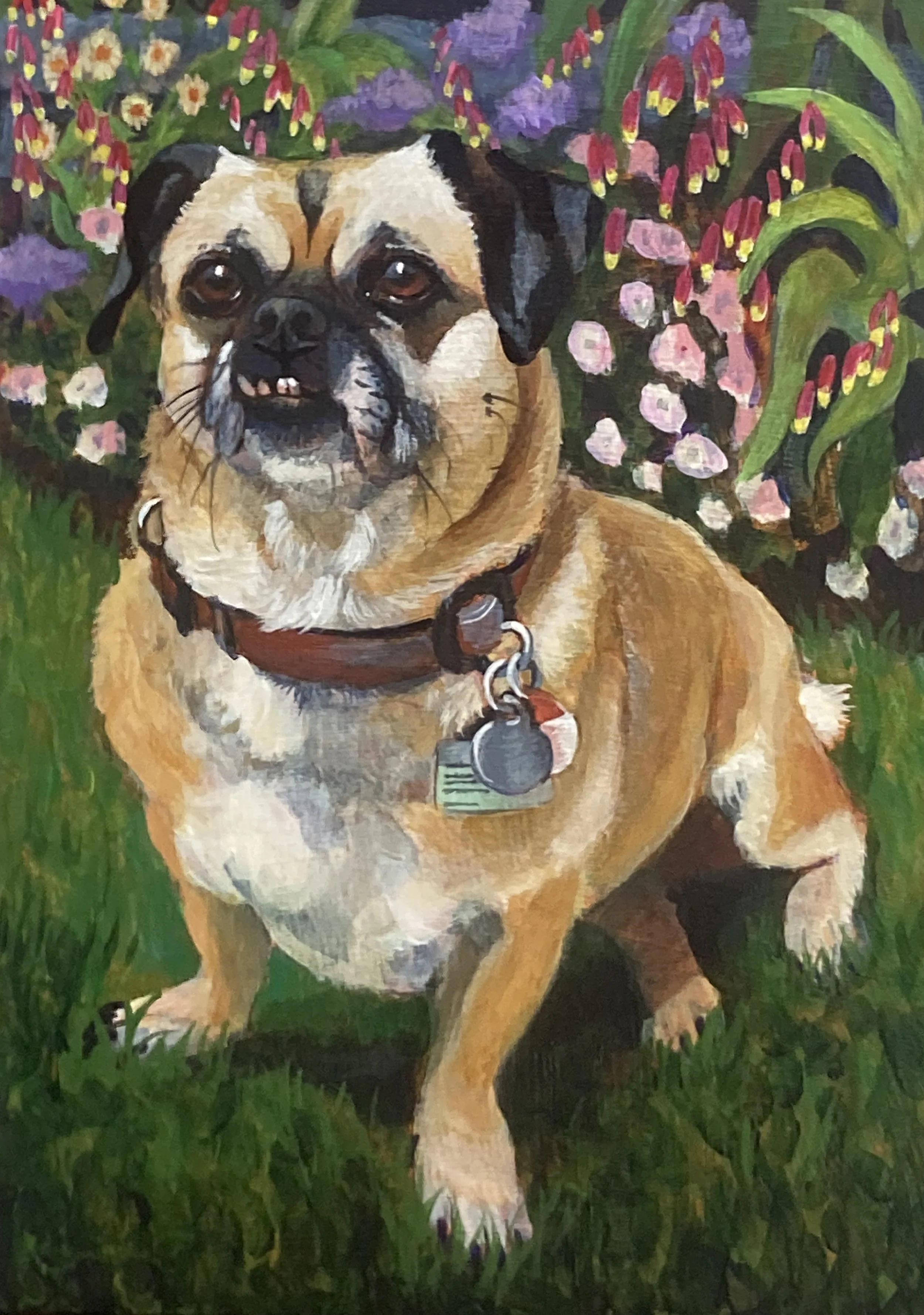  Sophie    5x7" Acrylic on Gessobord, 2026