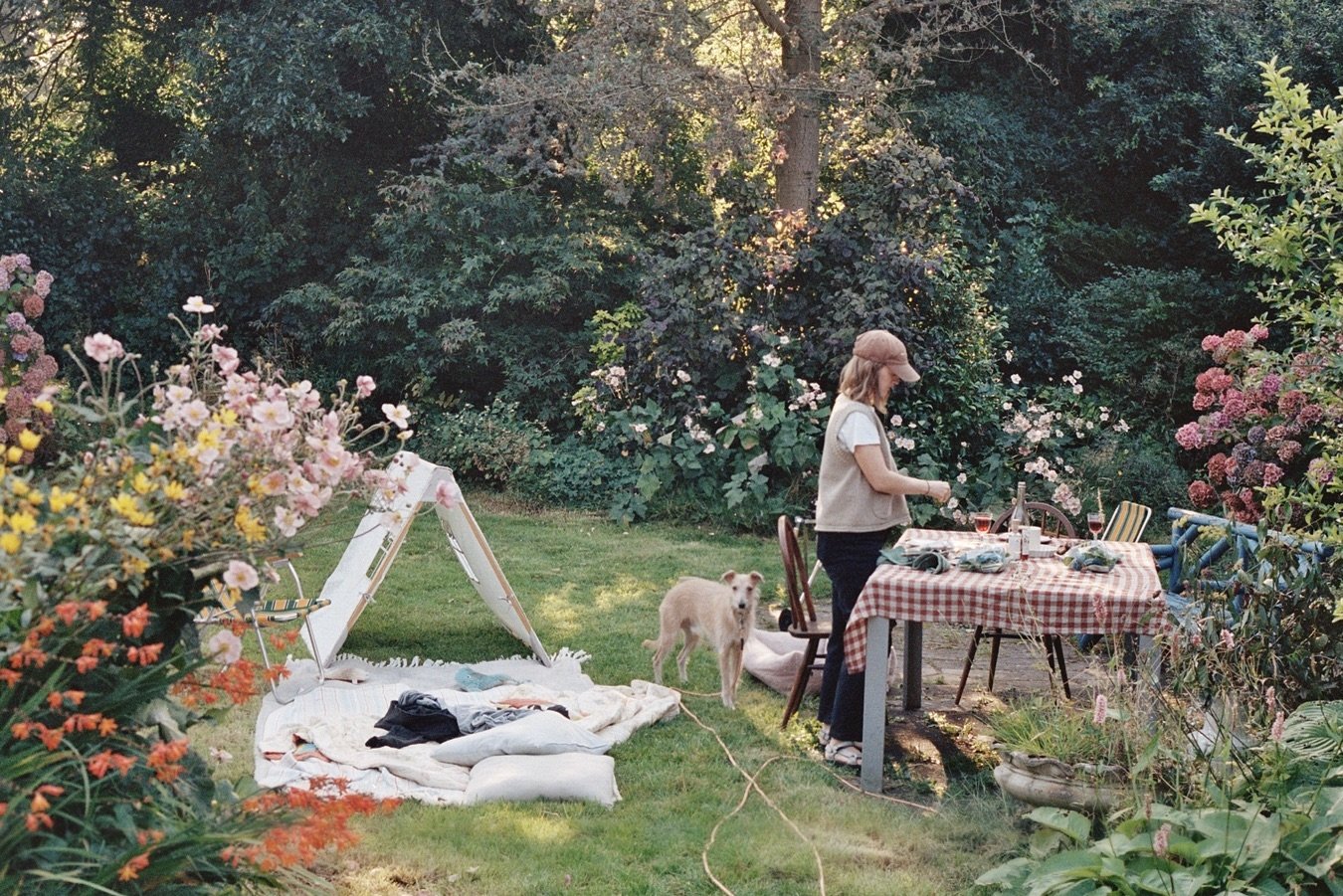 A very &lsquo;A Quiet Life&rsquo; scene from our garden this summer ✨ 

I have been working away gathering some lovely stock for our next pop-up in November. I&rsquo;m just working out some final details before sharing the date and information, so ke