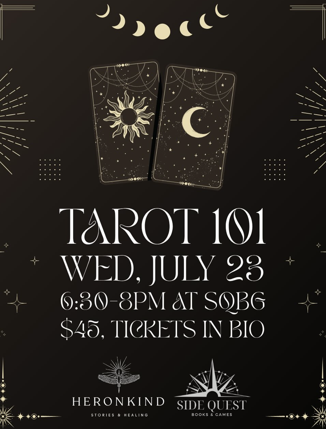 Tarot 101 at Side Quest Books &amp; Games