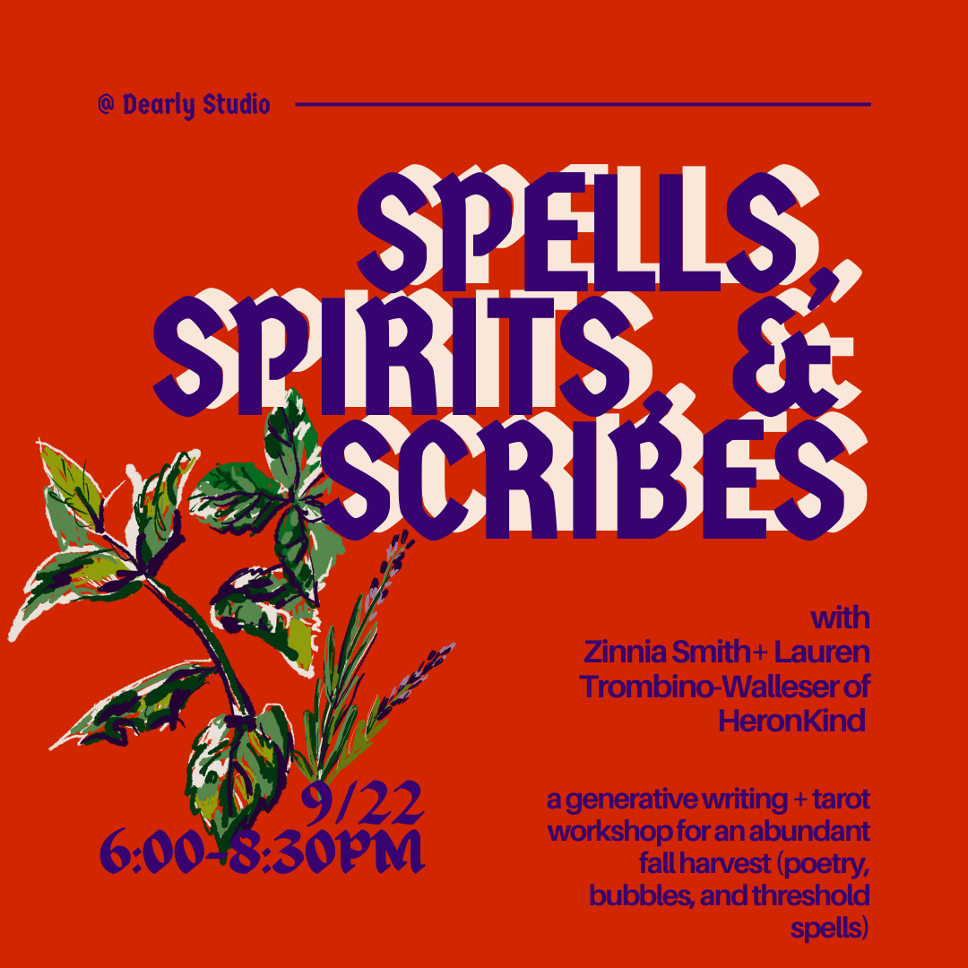 Spells, Spirits &amp; Scribes: A creative writing + tarot workshop