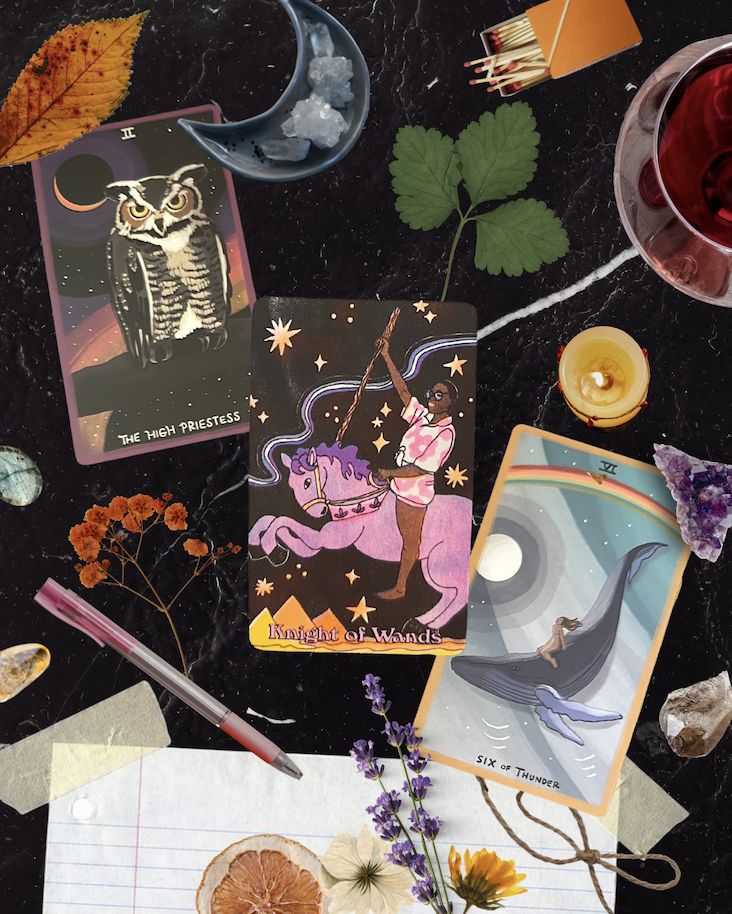 Spells, Spirits &amp; Scribes: A creative writing + tarot workshop 