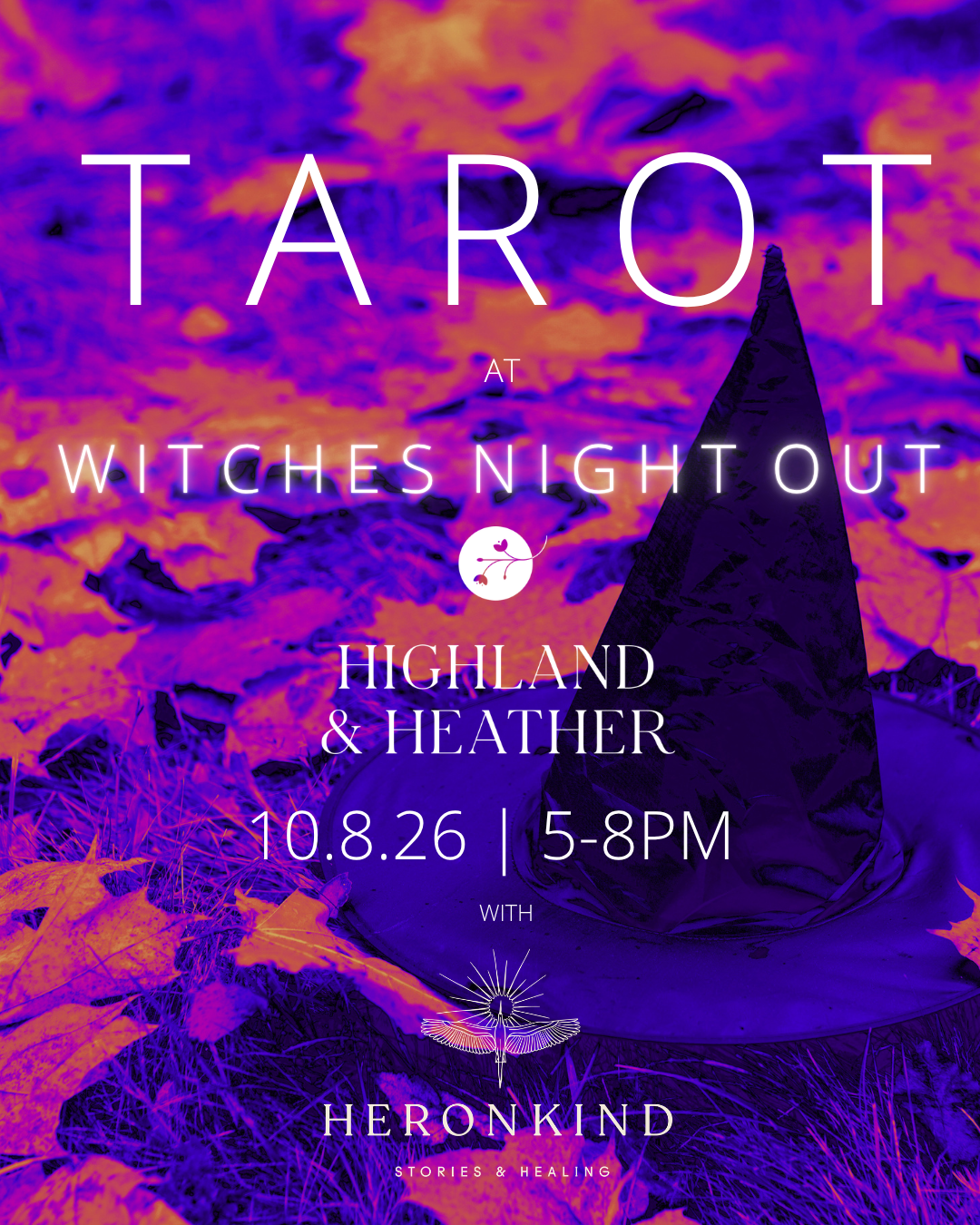 Tarot at Witches’ Night Out at Highland &amp; Heather