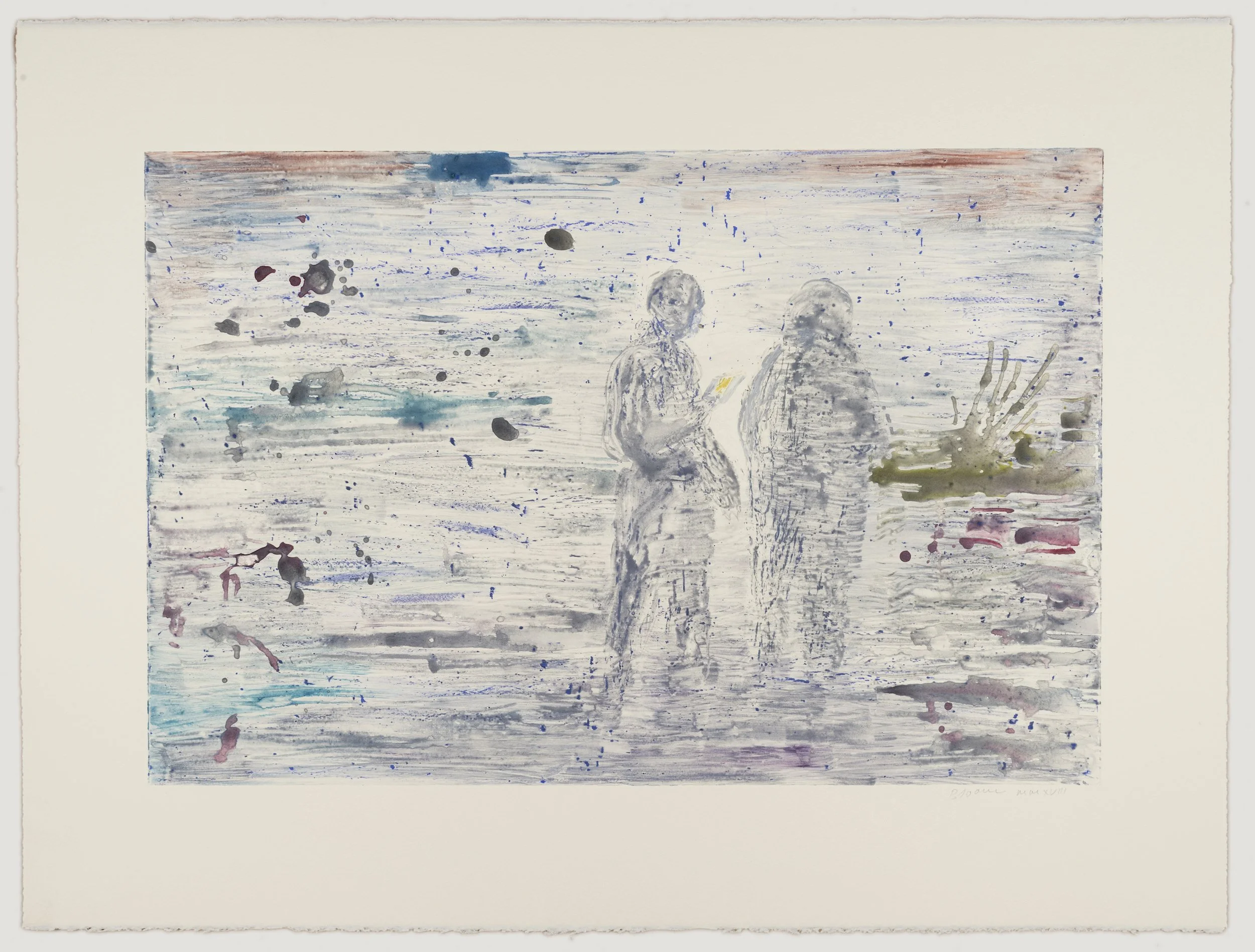 Doris Bloom, 2018 | Polaris V | monotype | 56x76cm | Edition of 1 | R14,000