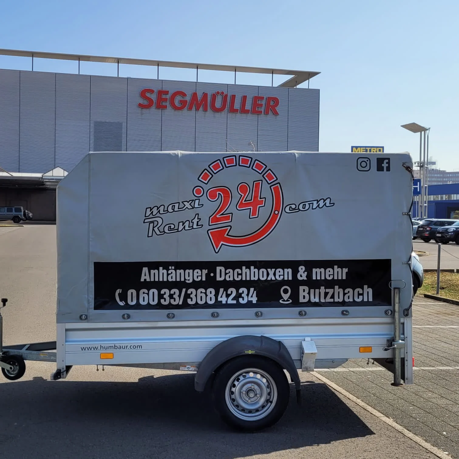 Planenanhänger 750 kg mieten in Gießen und Umgebung