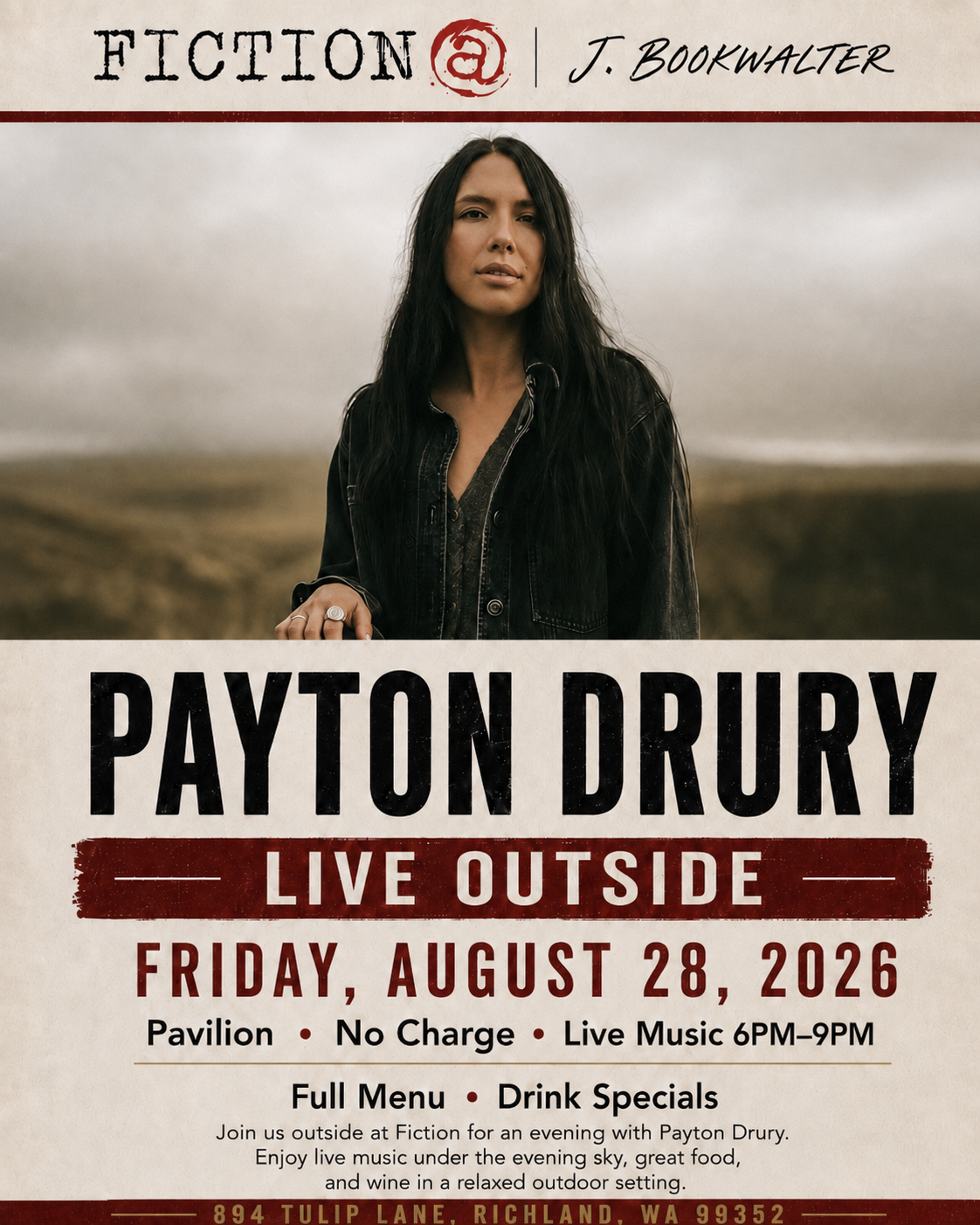 Live Outside with Payton Drury (No Charge)