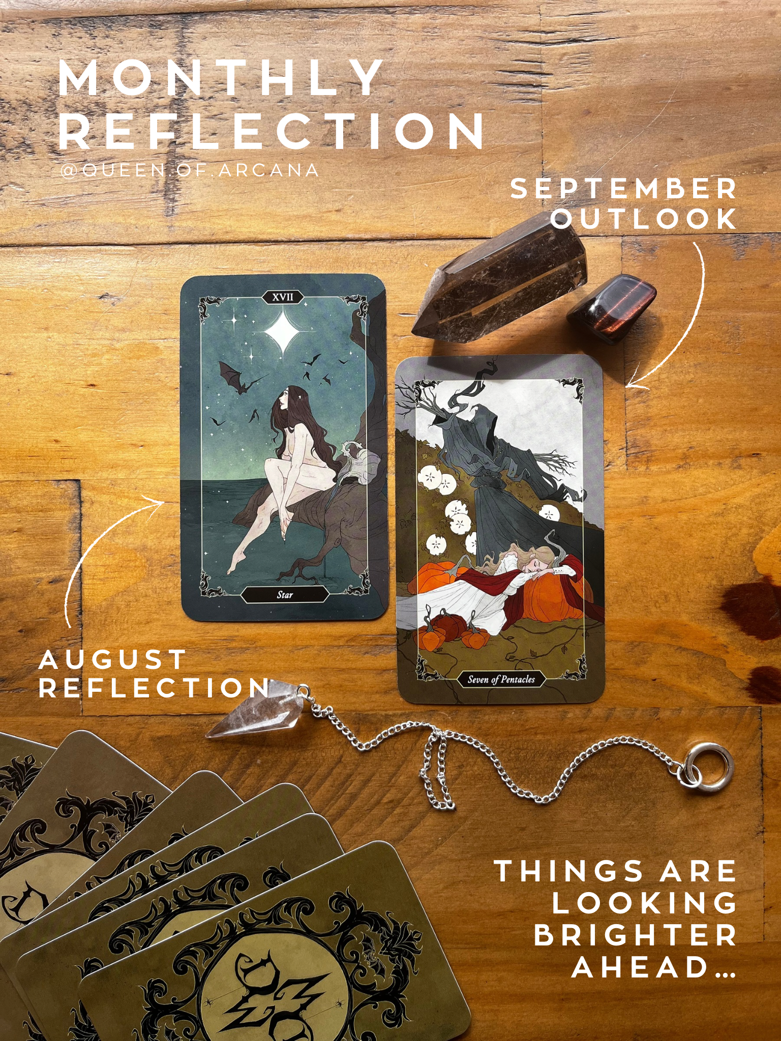 Monthly Reflection: The Star & Seven of Pentacles