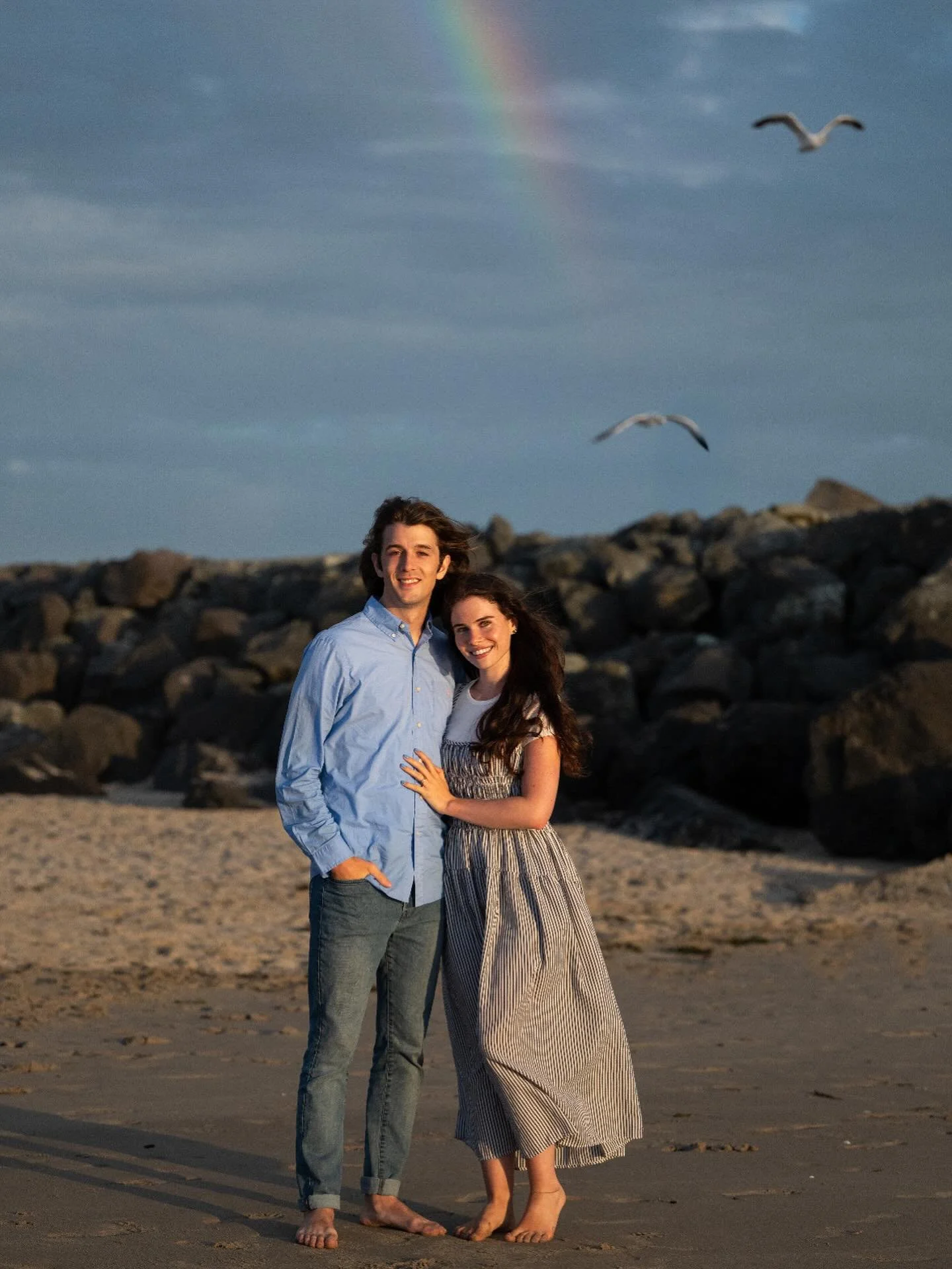 Love it when a rainbow appears during a session!