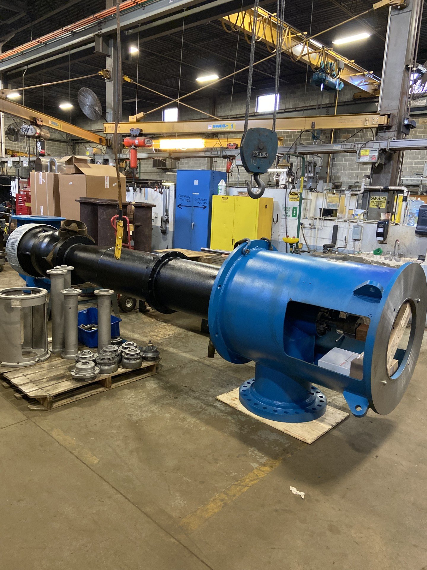 Johnston vertical turbine pump rebuild