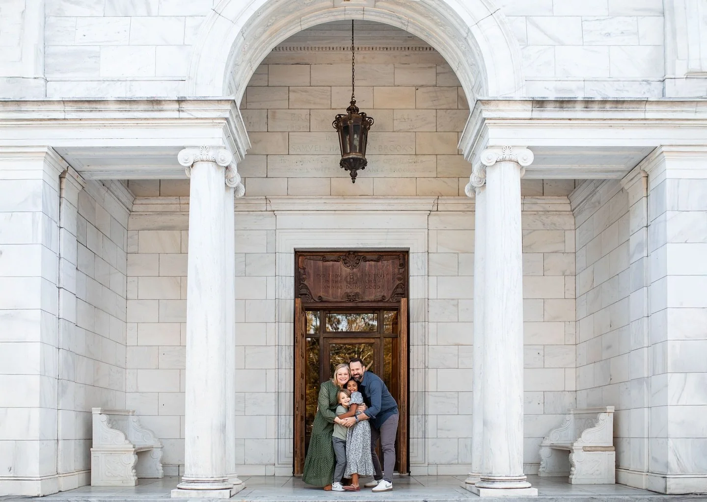 Can we still get gorgeous photos the morning after Halloween? These images are proof that we sure can! Both kids were such troopers during their family photoshoot at The Brooks Museum. My love for this family runs deep and it is always such a joy for