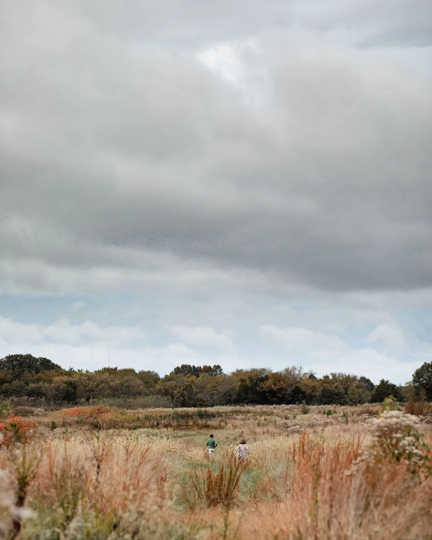 It&rsquo;s fitting that these two ended our family session by running in the field! Can you see them? Not only are they both fantastic runners but their parents are the track and cross country coaches at our school. My son tried track for the first t