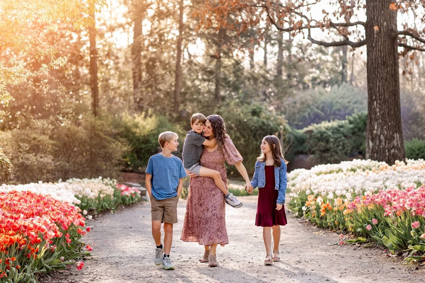 I&rsquo;m so very thankful for these kids and for @rebeccashannonphotography for capturing these mommy and me photos for us in the tulips! I have so many favorites but of course editing my own photos always falls to the bottom of my to-do list 😆 So,