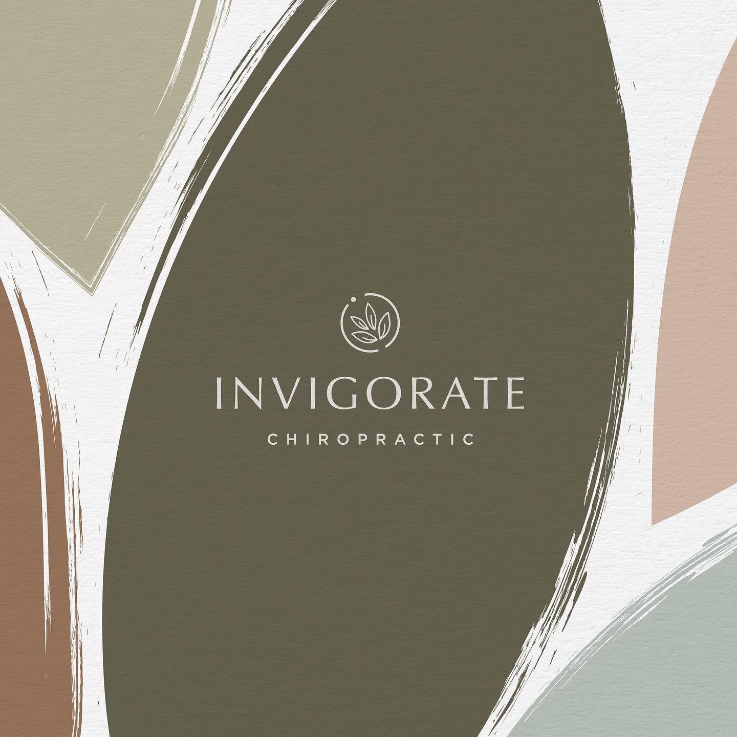 So excited for @invigorate_chiropractic and their new brand launch! It&rsquo;s been such a joy so far collaborating with this dream client (who, in addition, is our very own chiropractor that serves my family and I so well! 🥰) Their wonderful busine