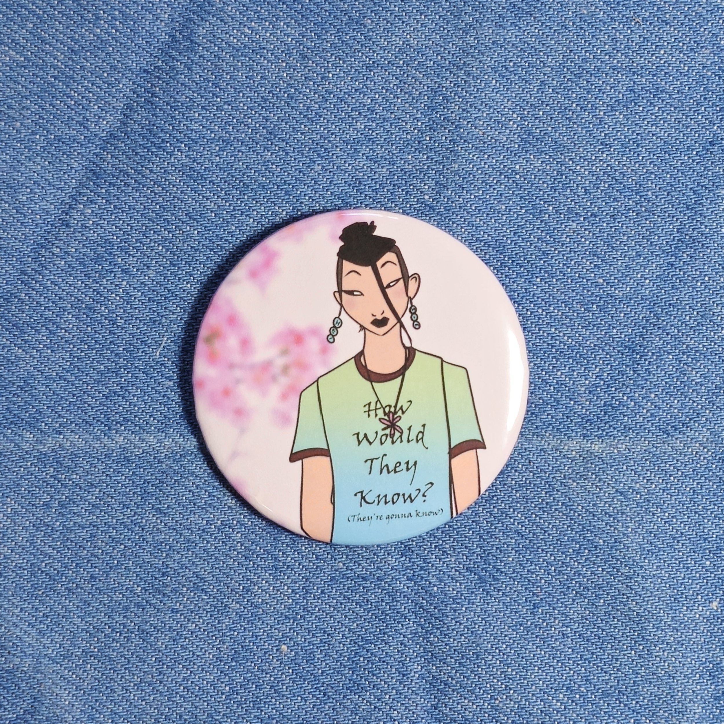 Saves China Pastel Goth • Button