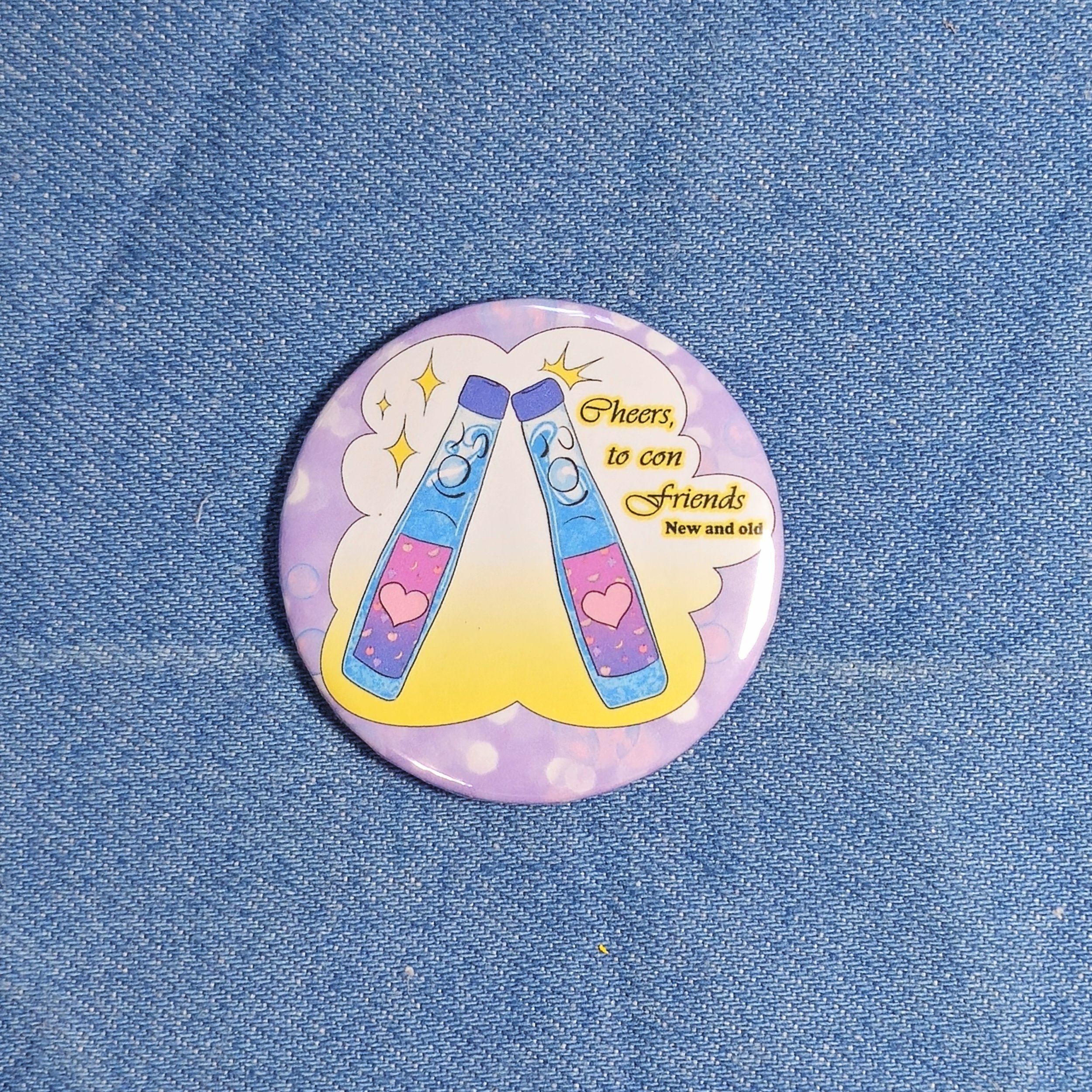 Cheers to Con Friends • Button