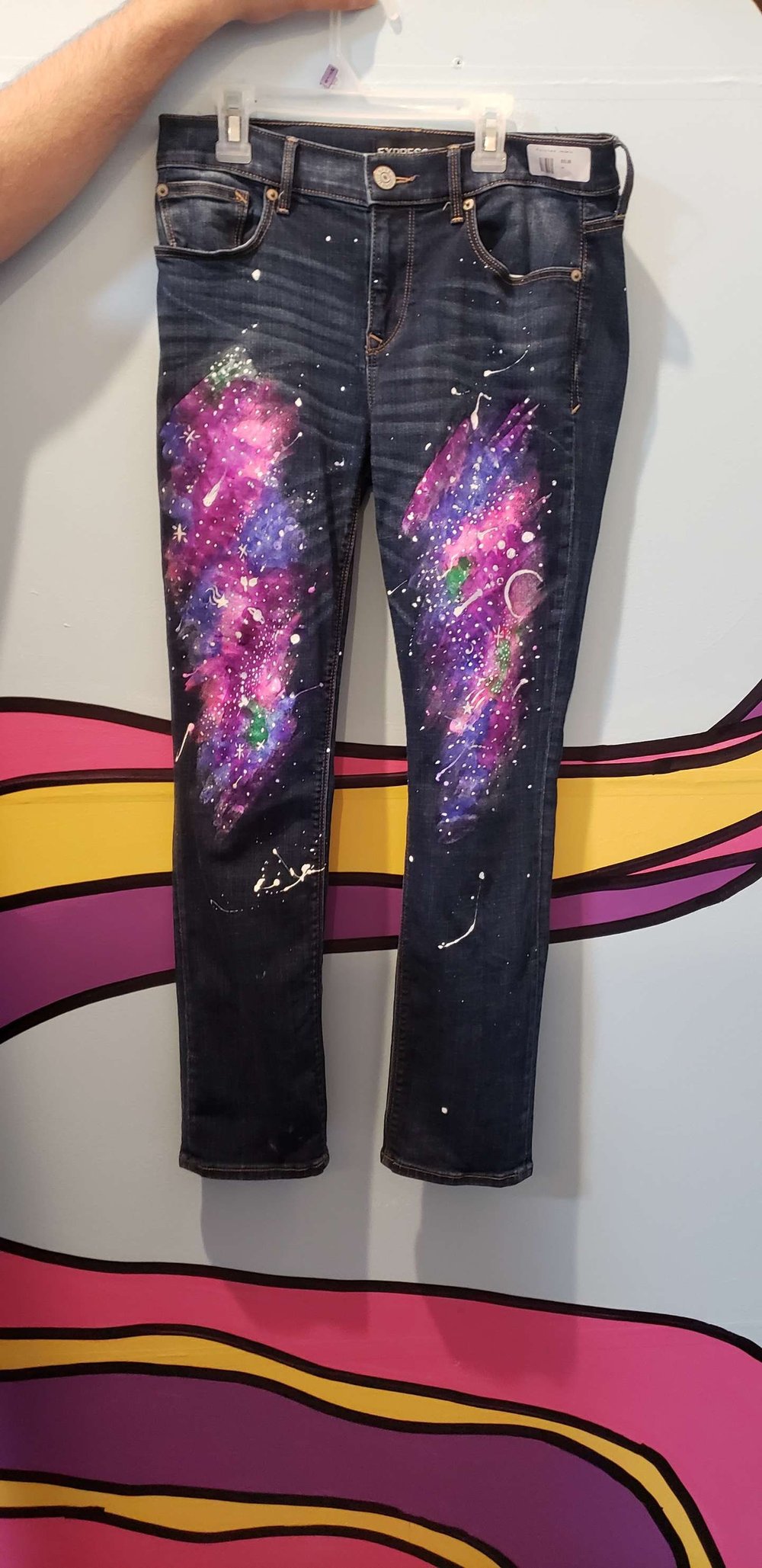 Pink Galaxy Jeans — Atafrd Industries
