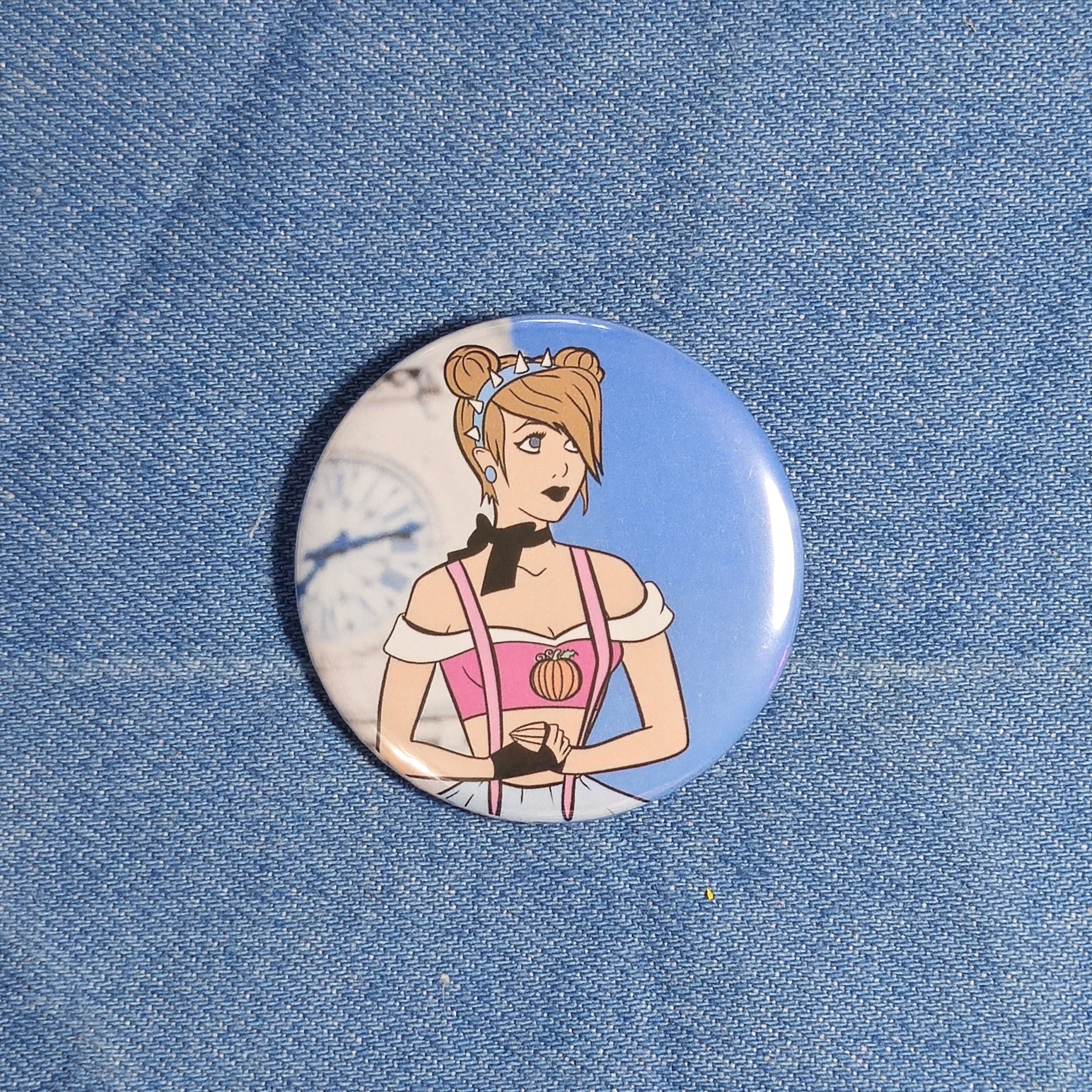 Step Daughter Pastel Goth • Button
