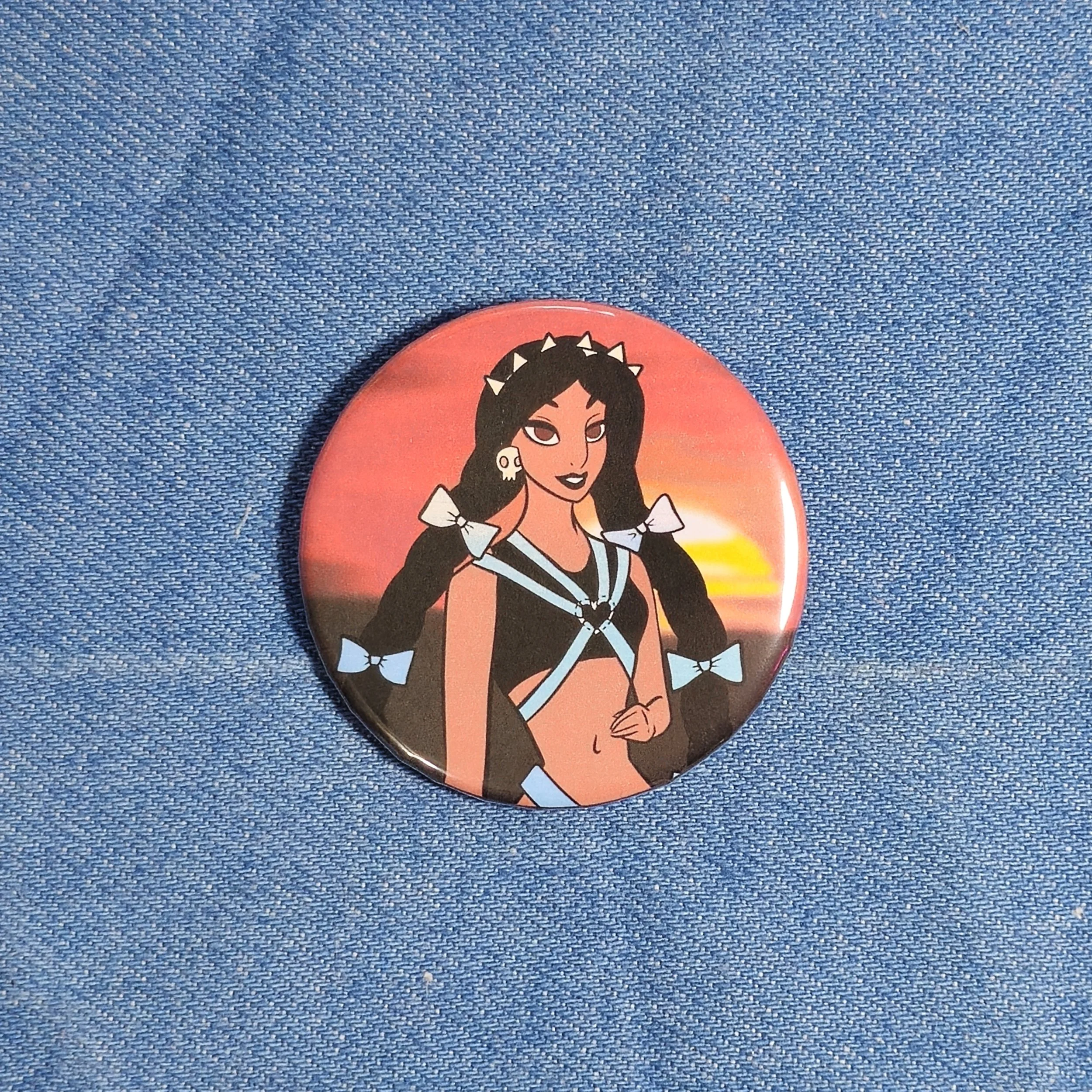 Three Wishes Pastel Goth • Button