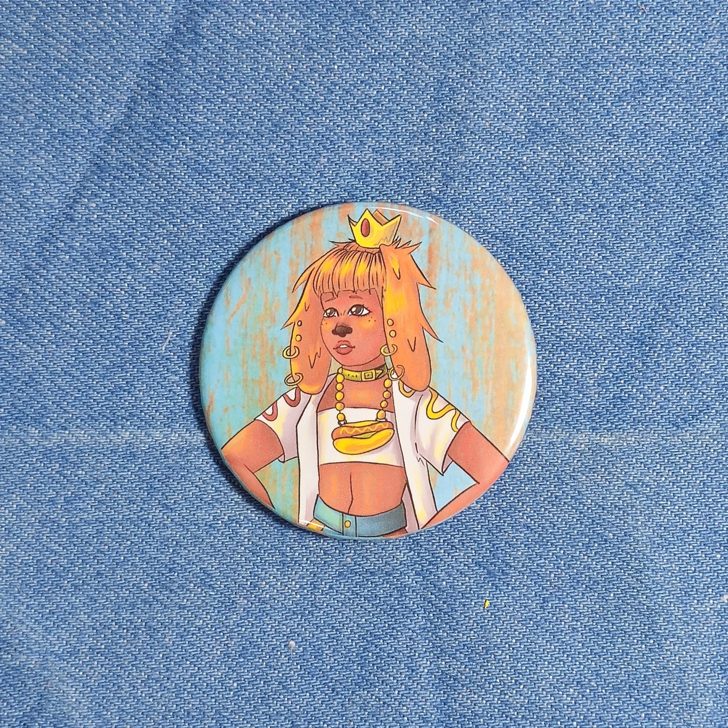 Hot Dog Girl • Button