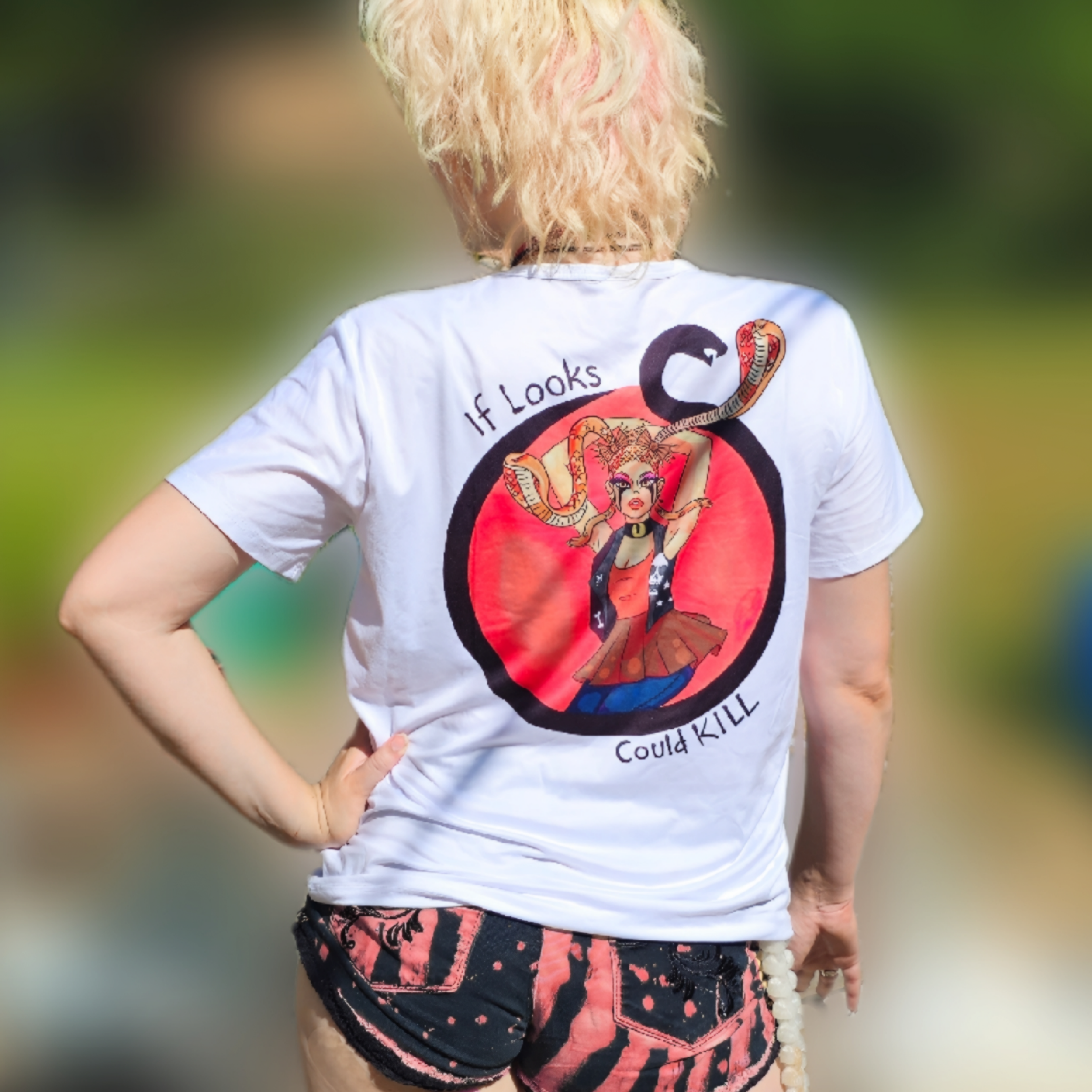 If Looks Could Kill 👕 Sublimated T Shirt