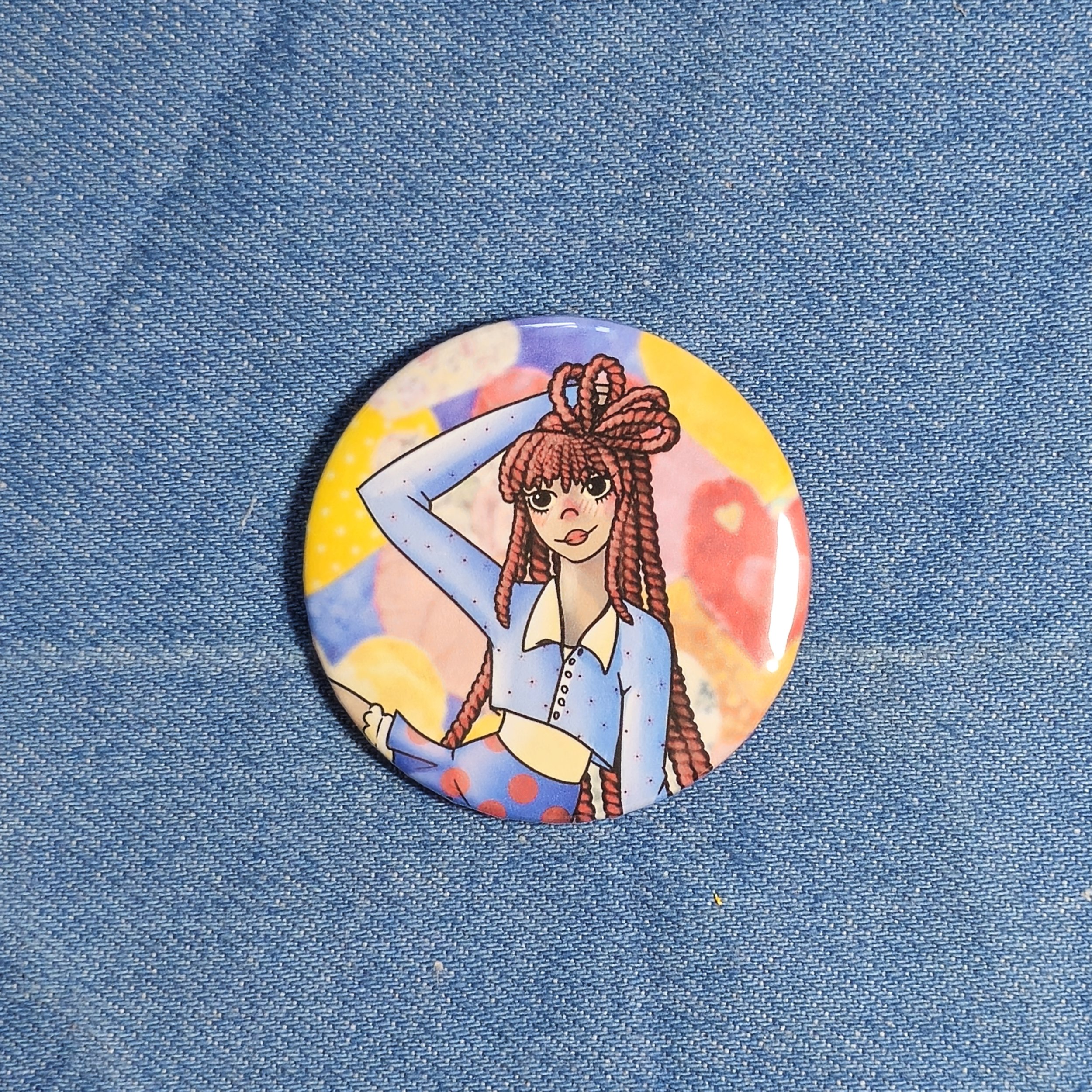 Raggedy Doll • Button