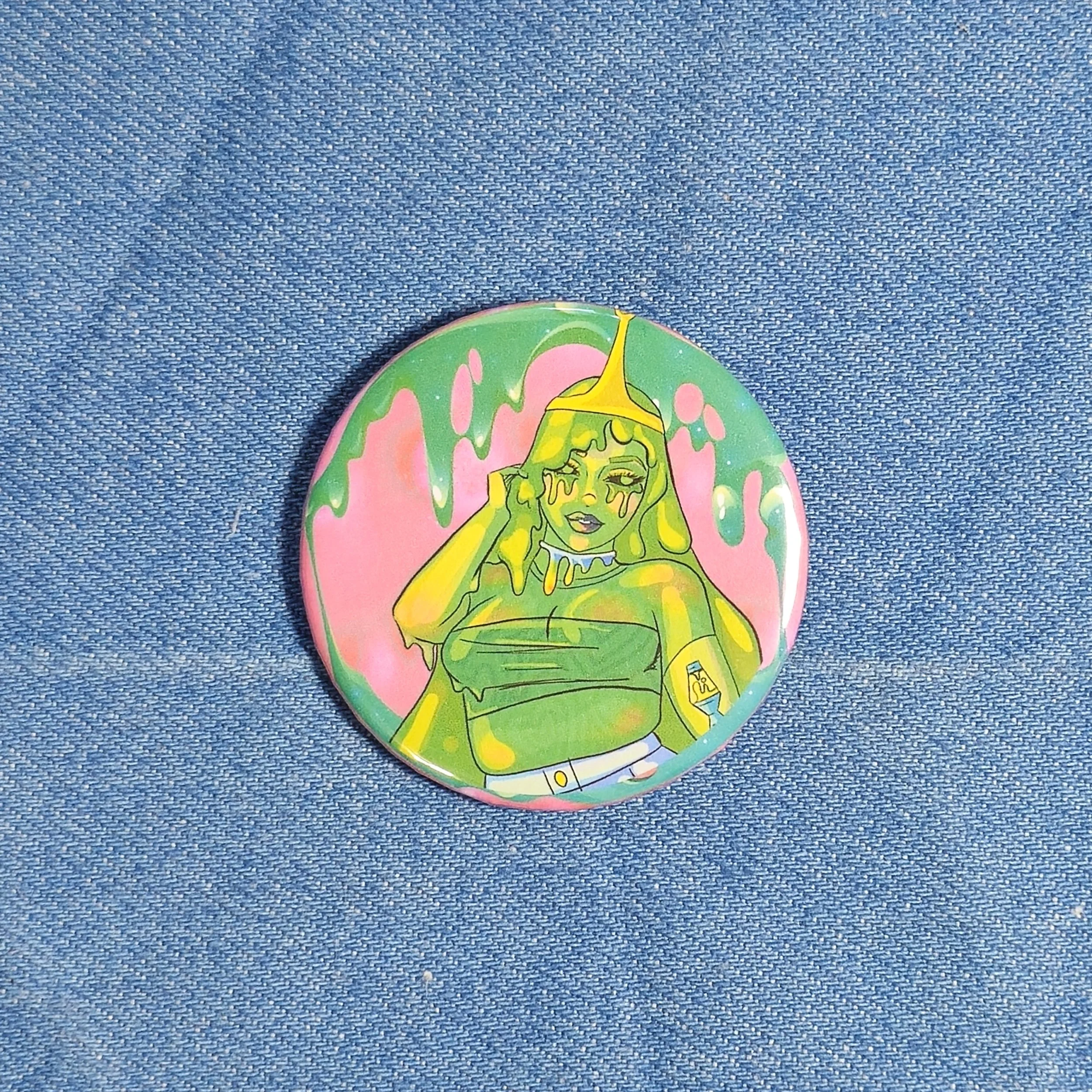 Slime Girl • Button