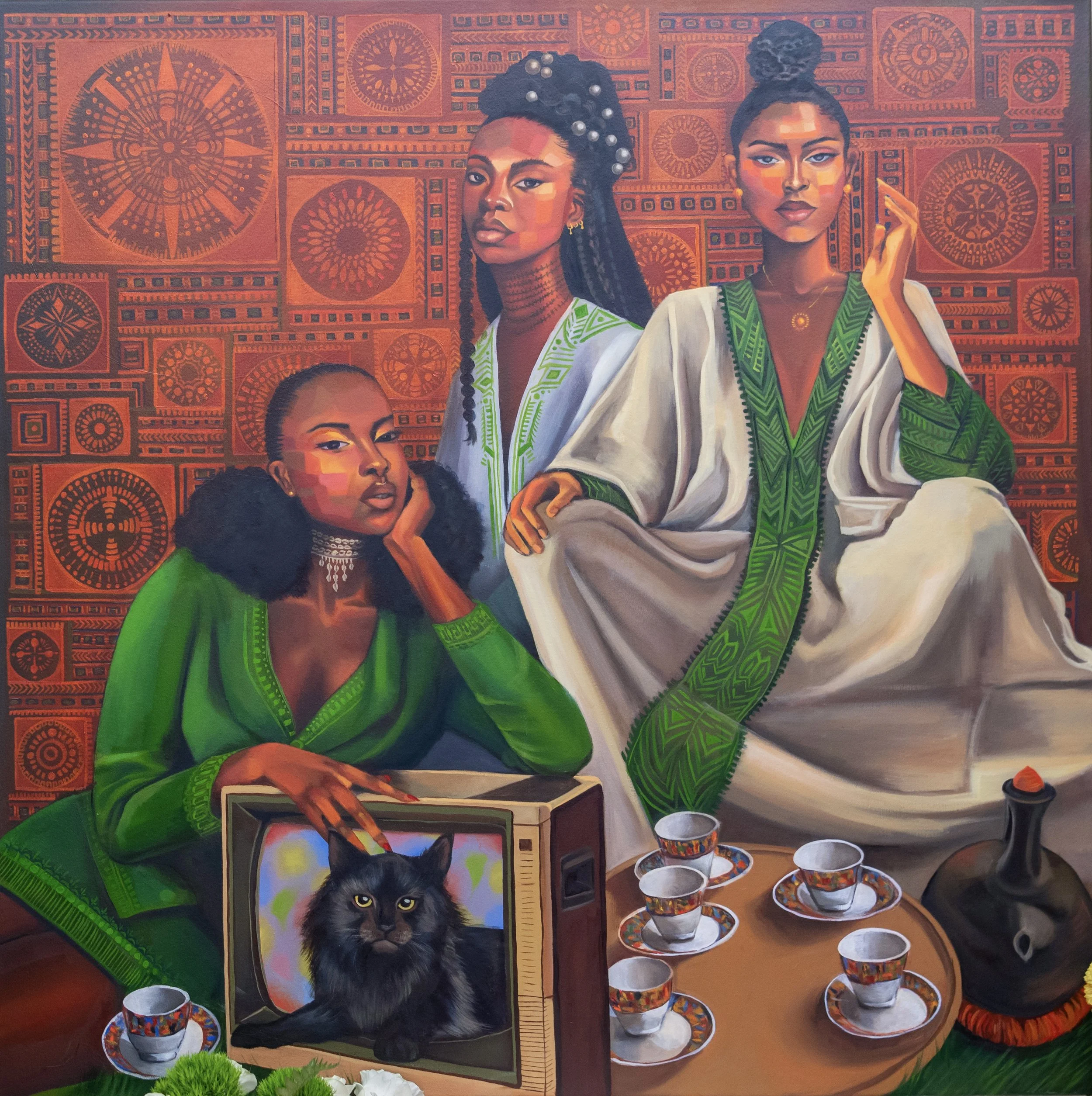 Sost II (48 x 48” oil on canvas)
