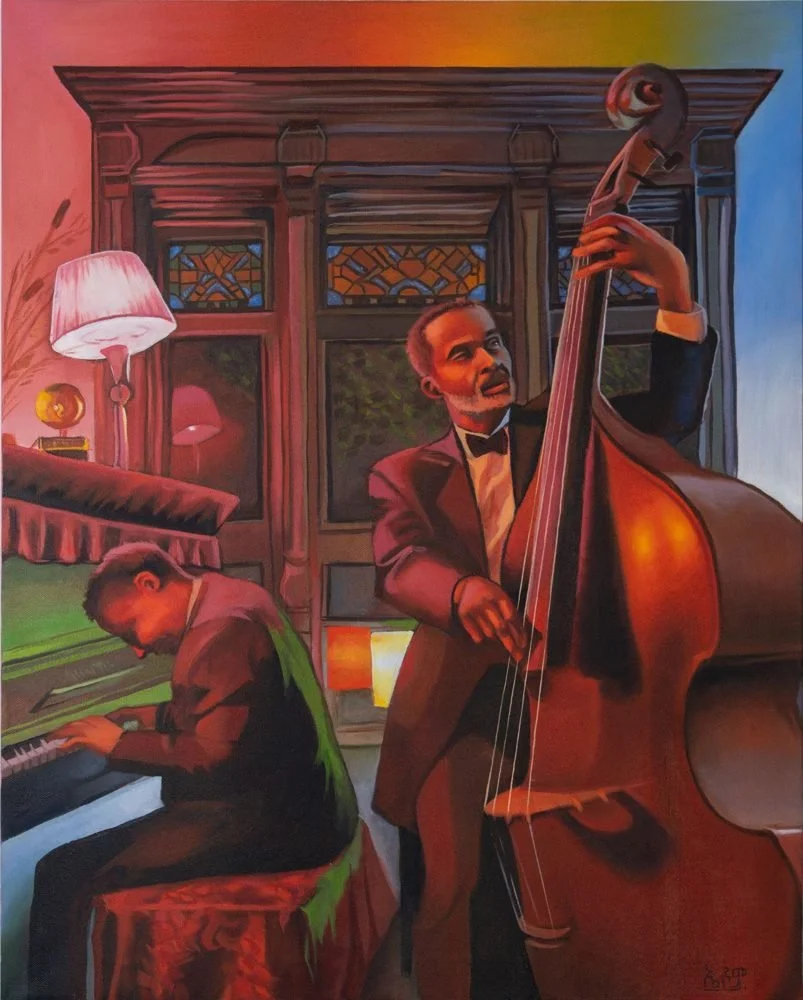 Brownstone Jazz by Edom Tilahun