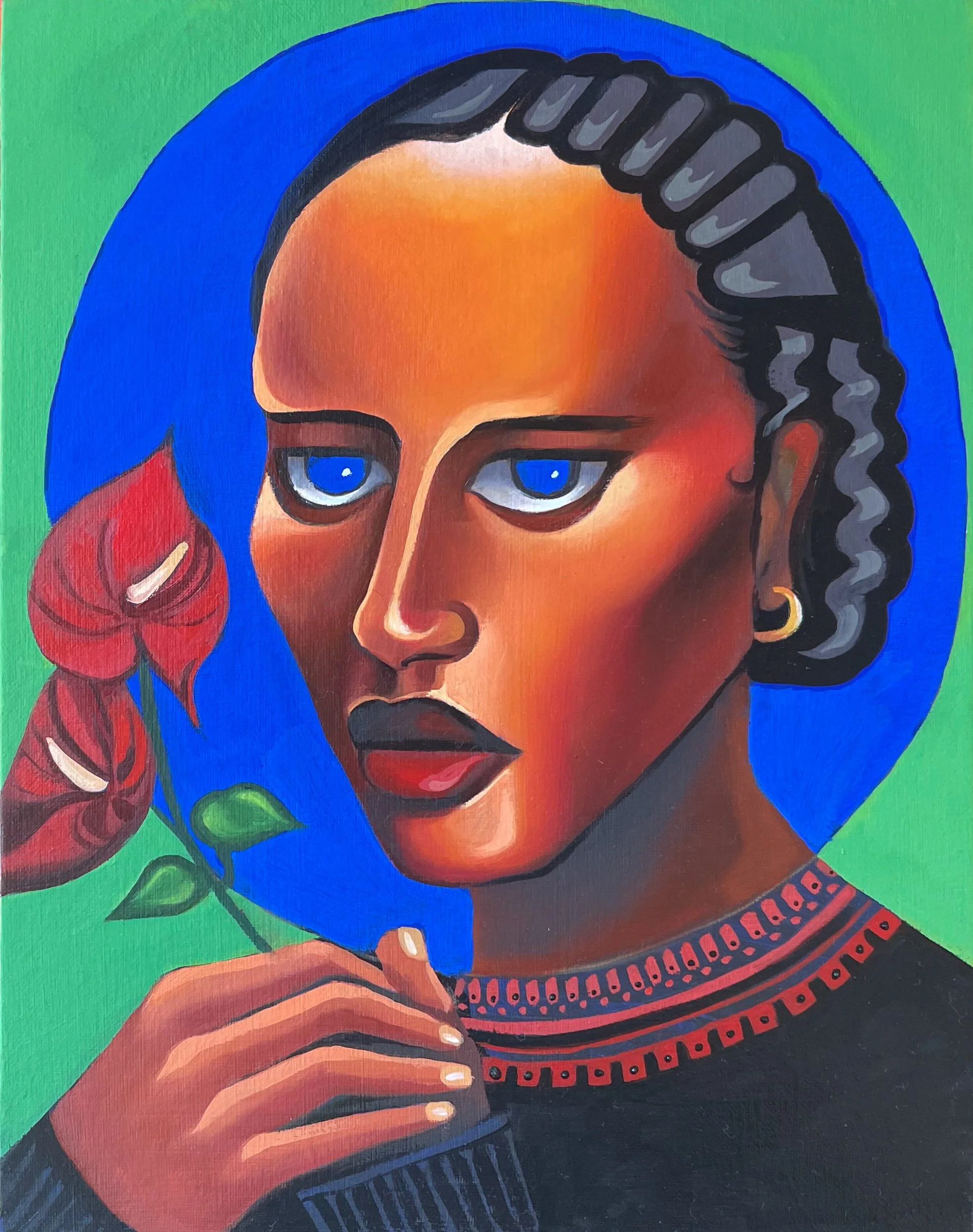 IV (11 x 14”  oil on canvas board)